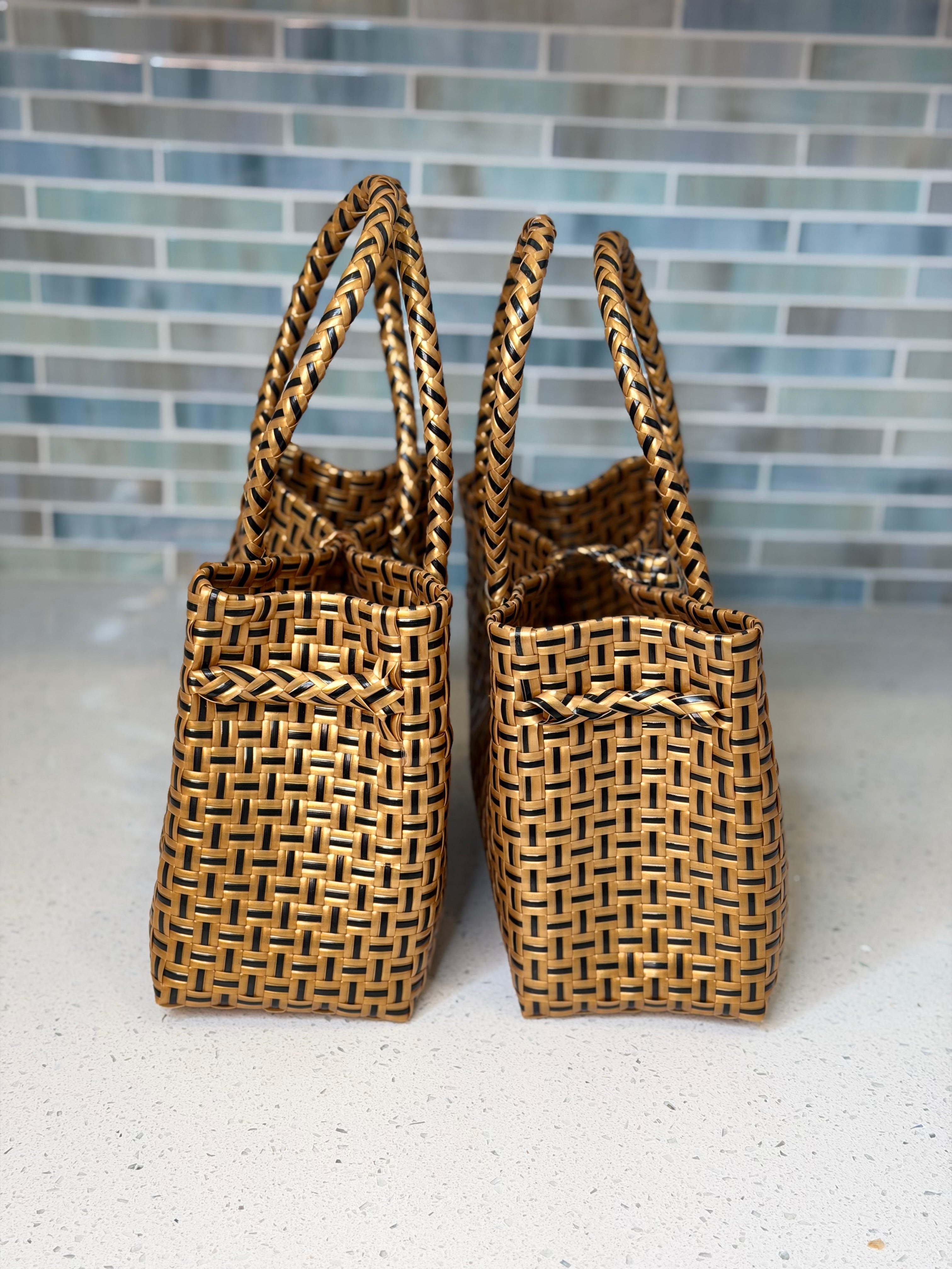 Coco Tan – Mini Recycled Tote Bag