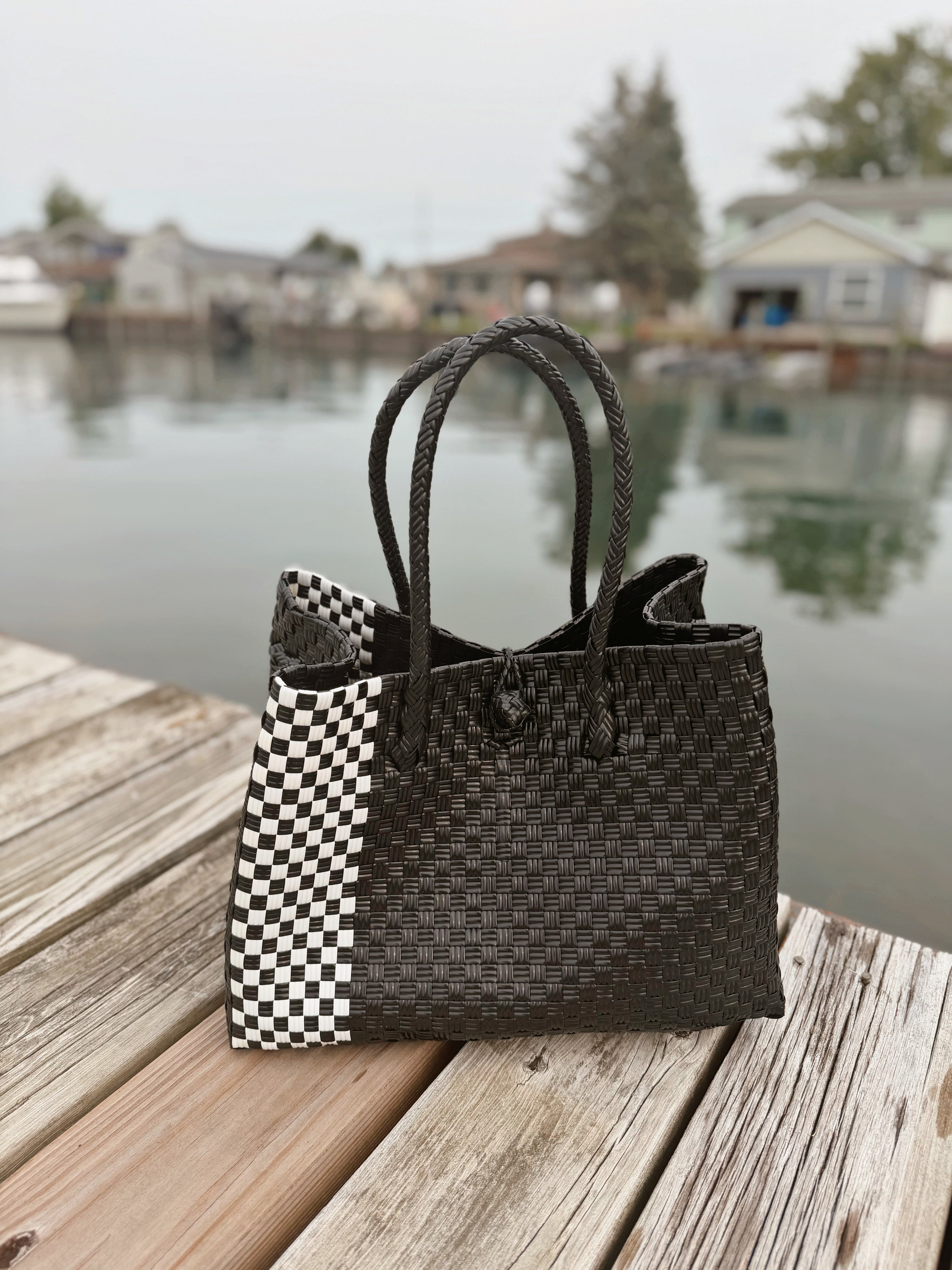 Black Checkered Luxe