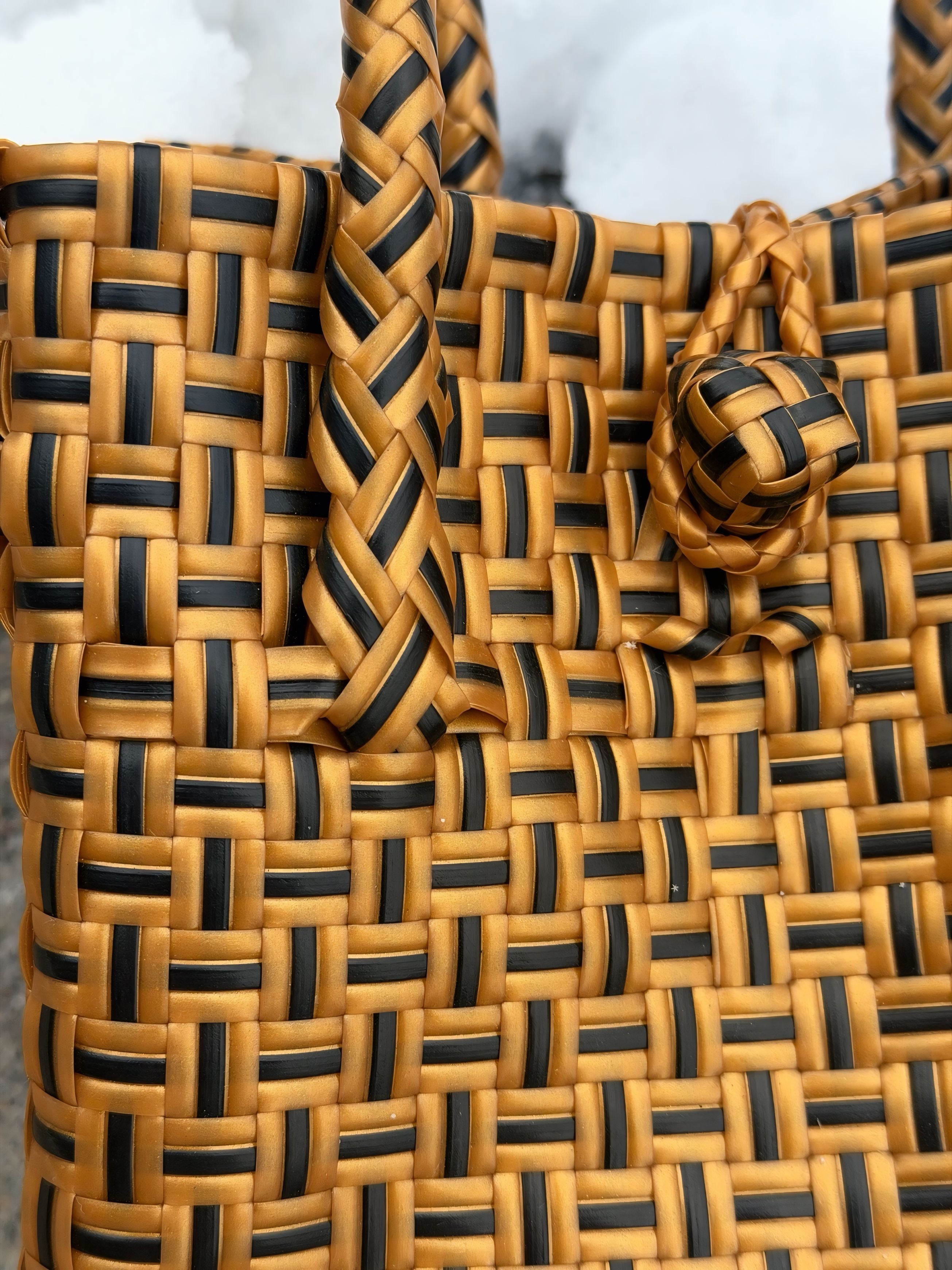 Coco Tan – Mini Recycled Tote Bag