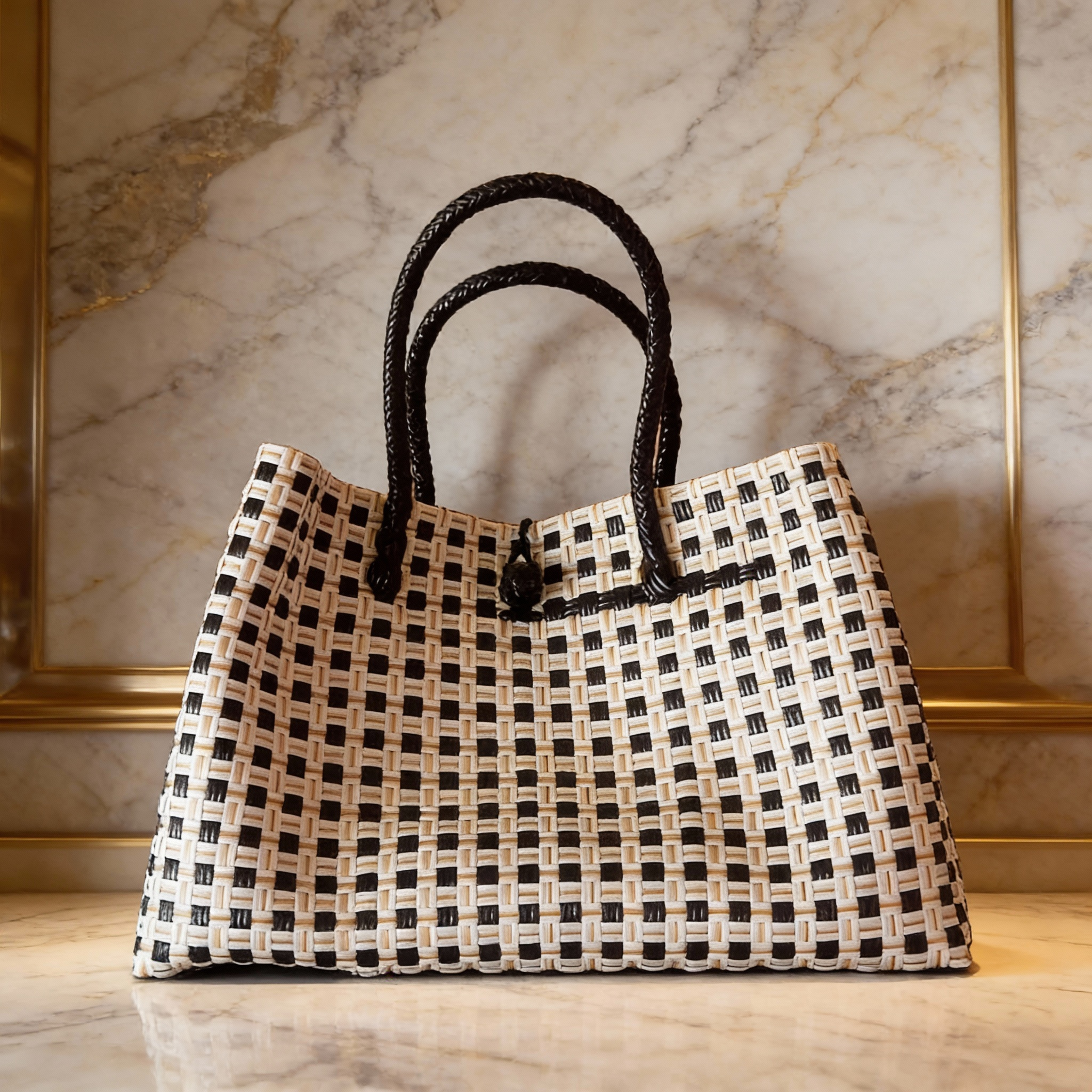 Champorado Luxe | Handwoven Recycled Tote