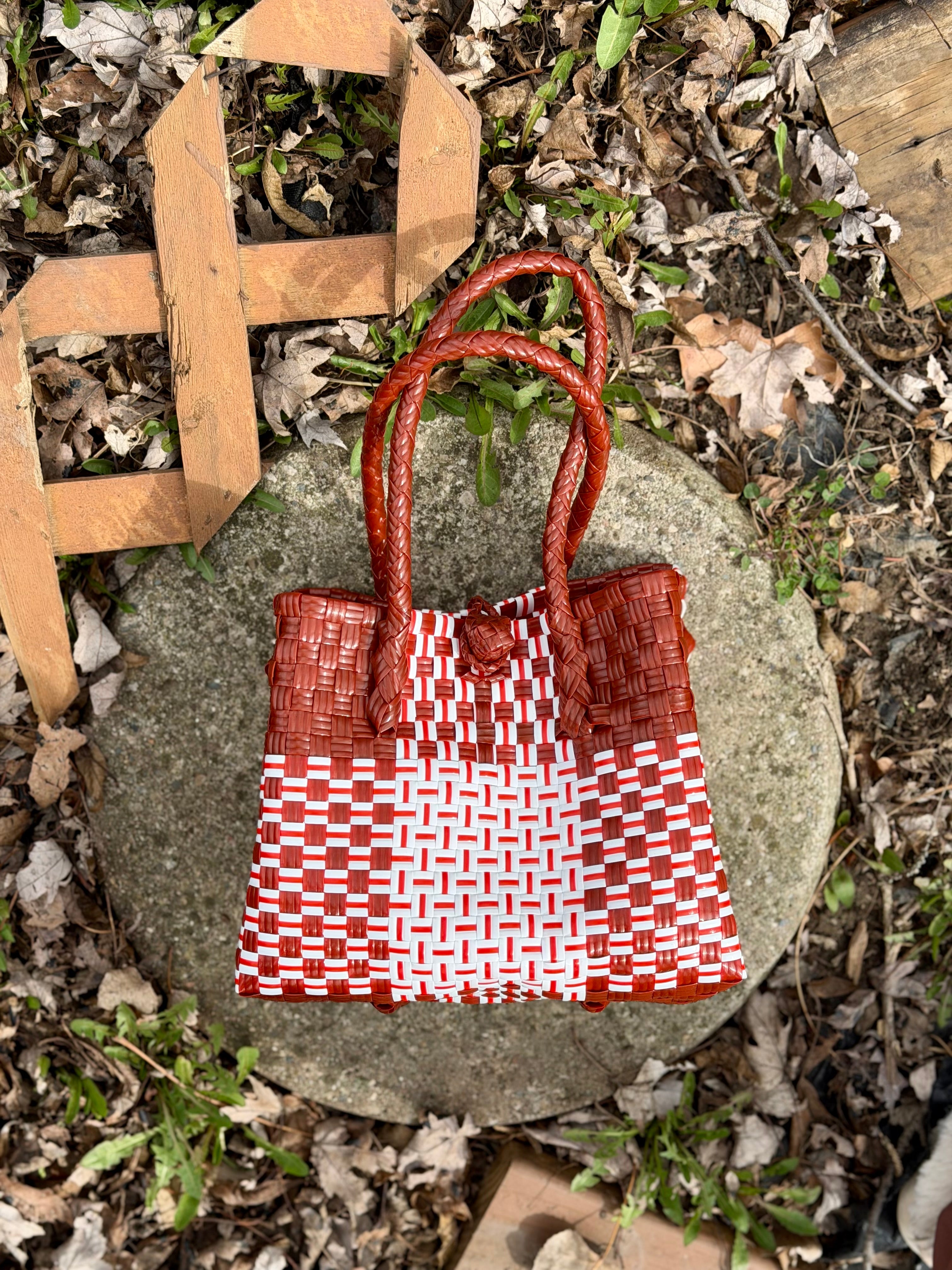 Rosso– Mini Recycled Tote Bag