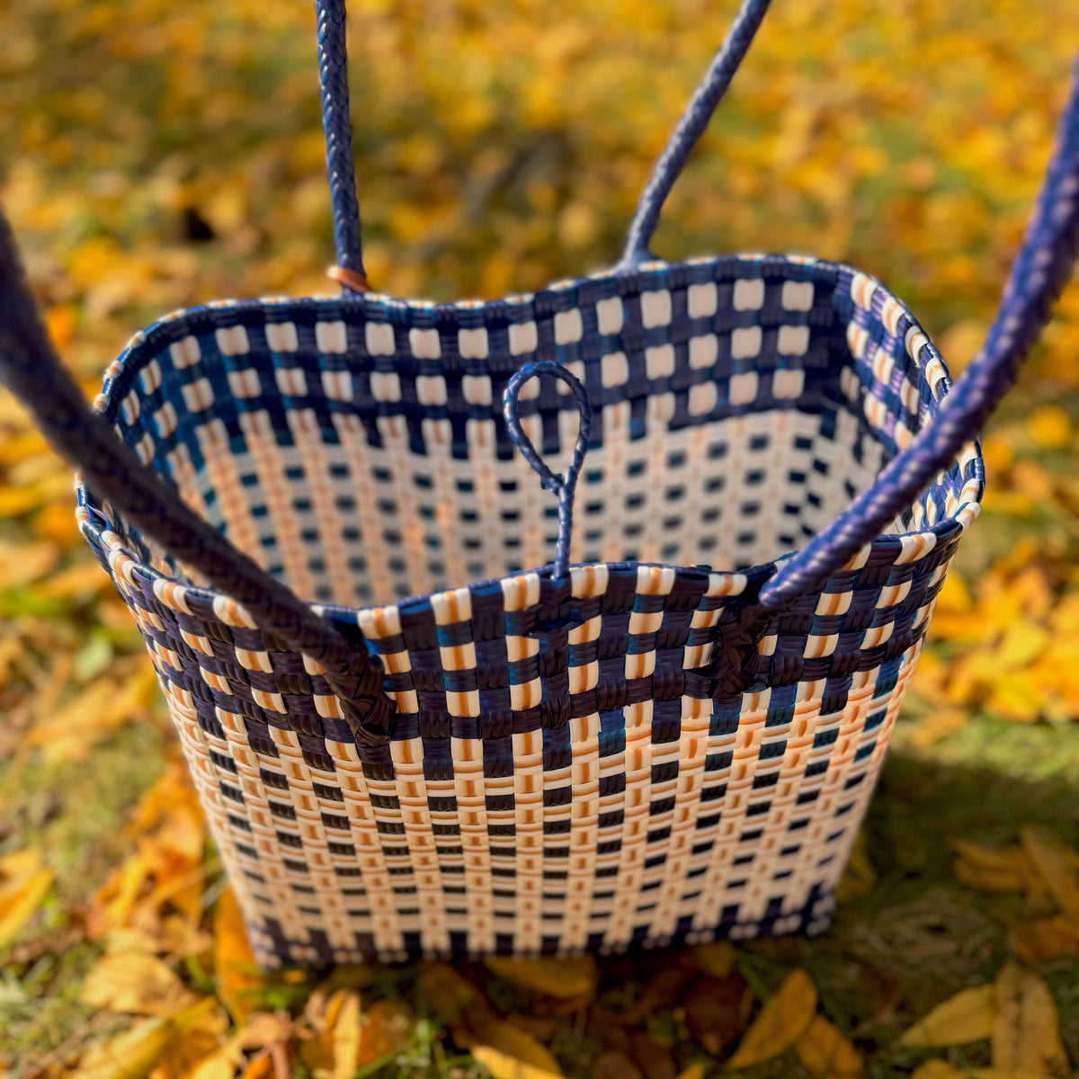 Navy Stripe Tote