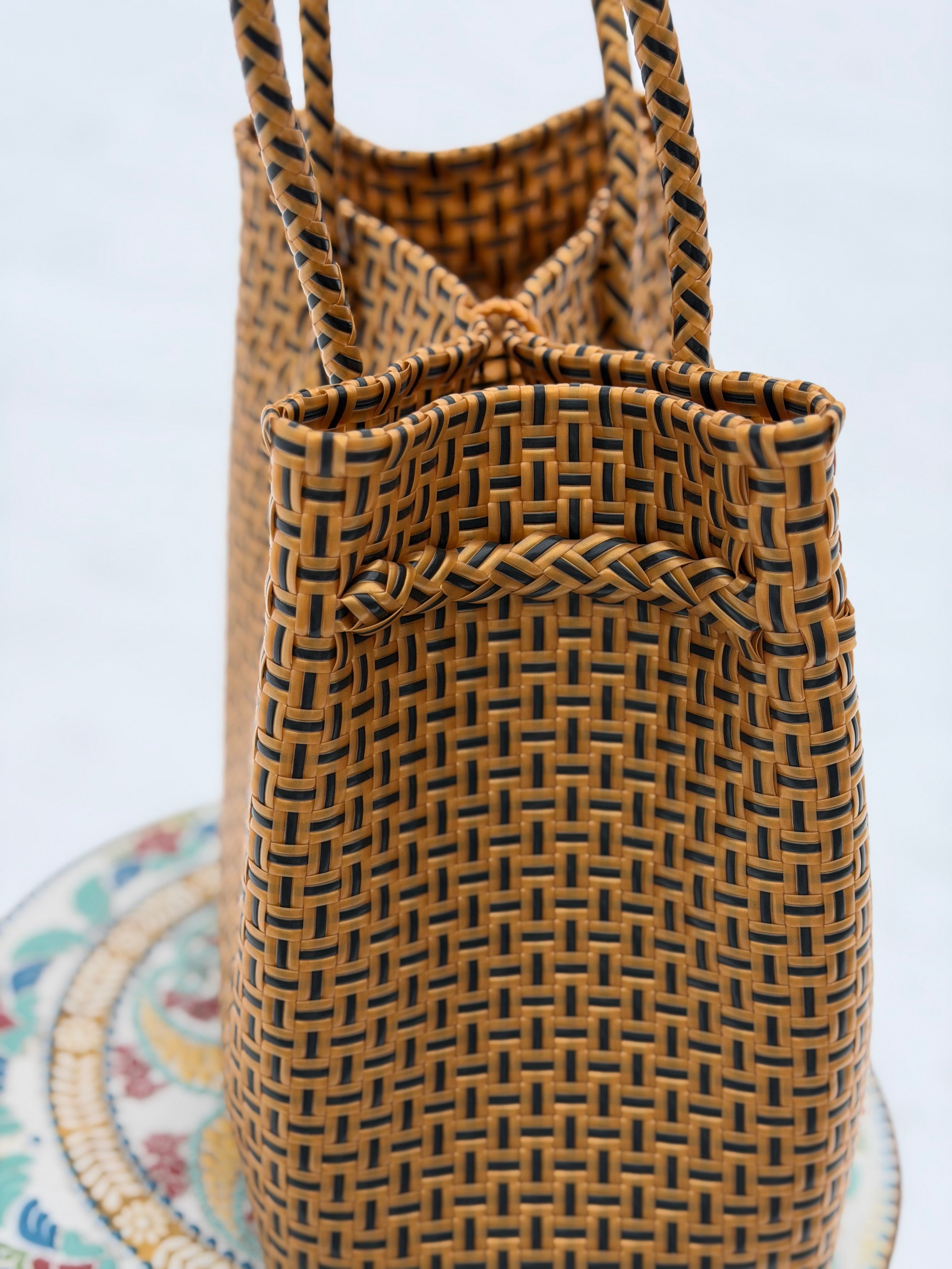 Coco Tan Bag | Handwoven Recycled Tote