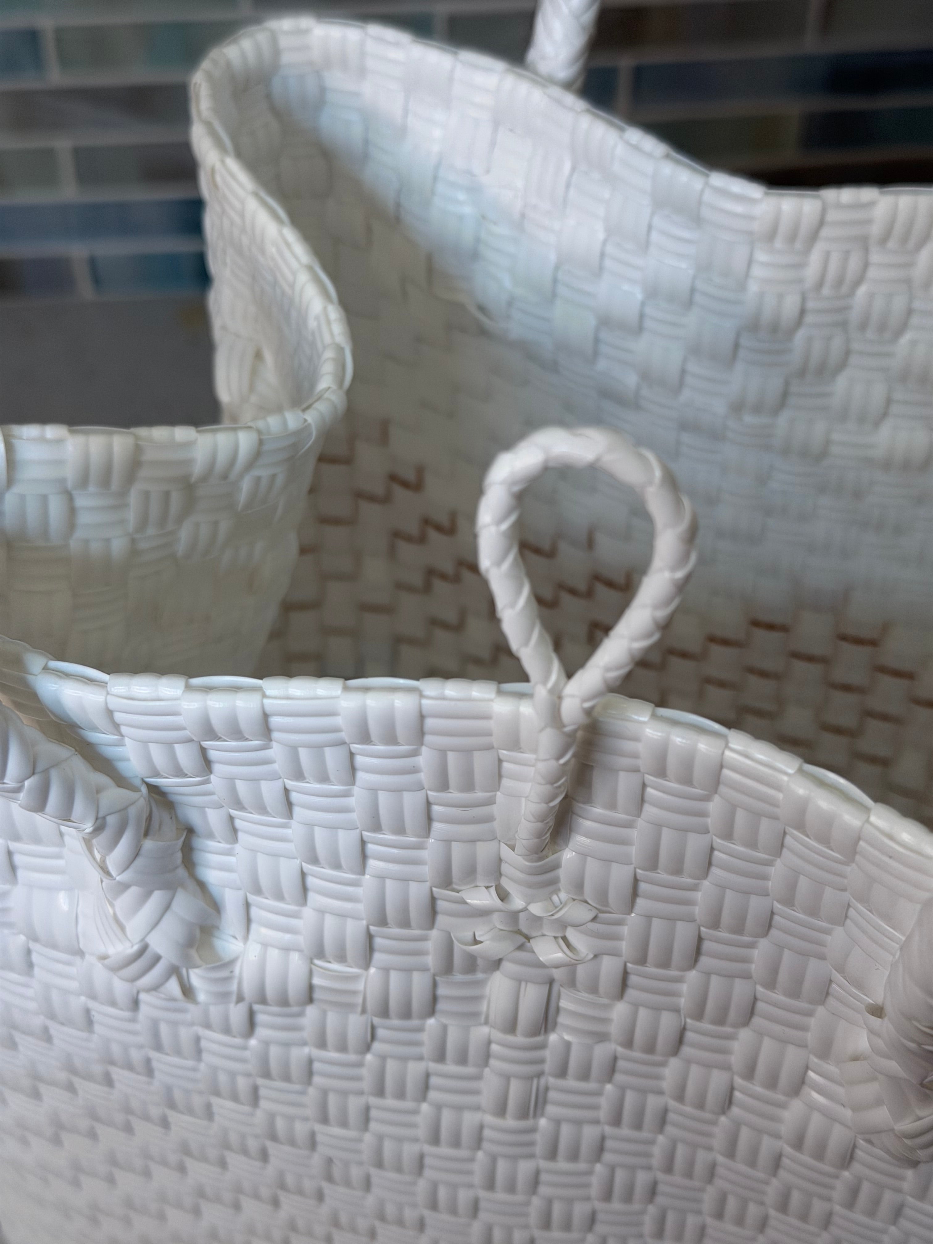 Sunset Wave Bag | Handwoven Recycled Tote