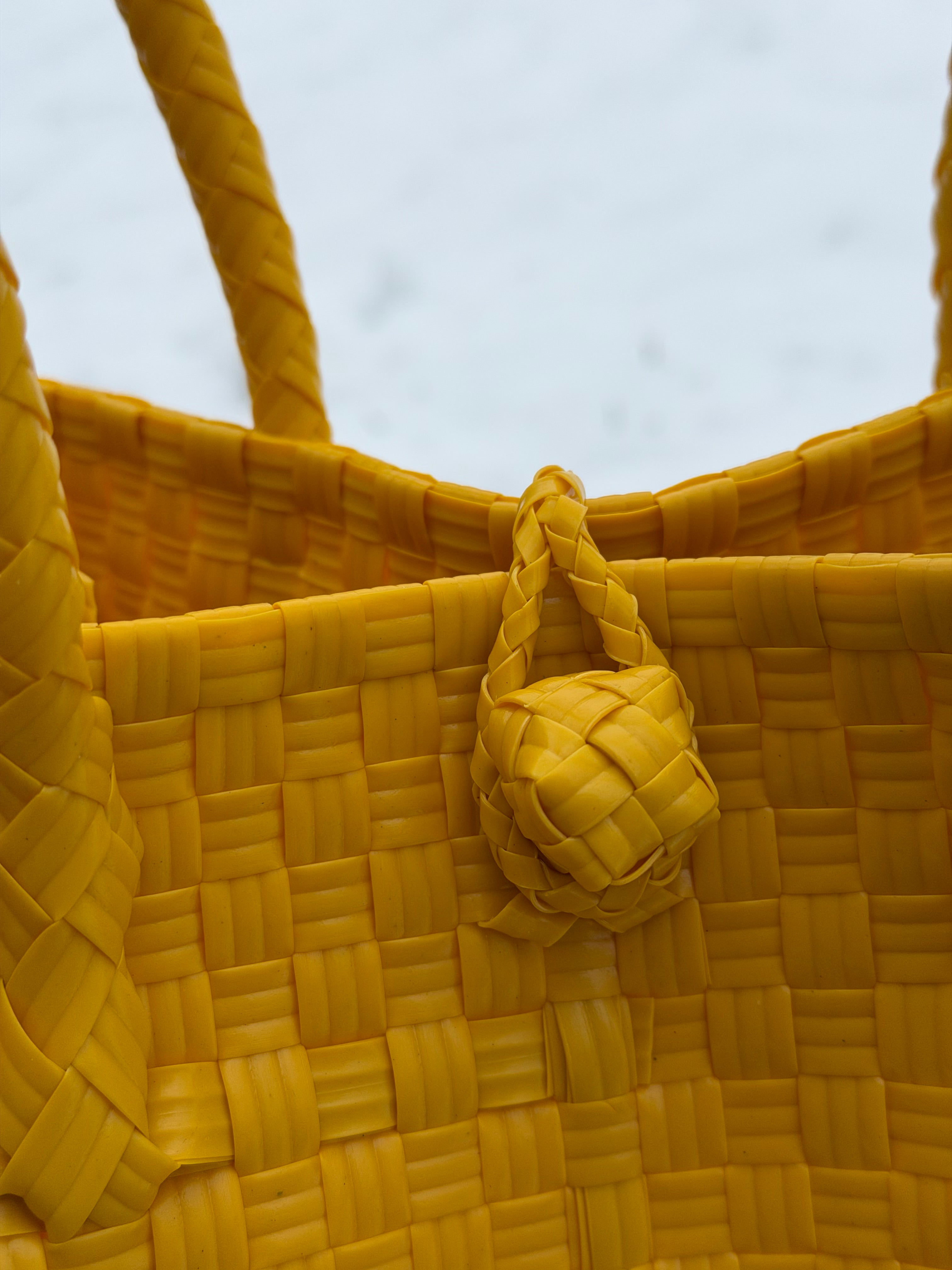 Ripe Mango | Handwoven Recycled Tote