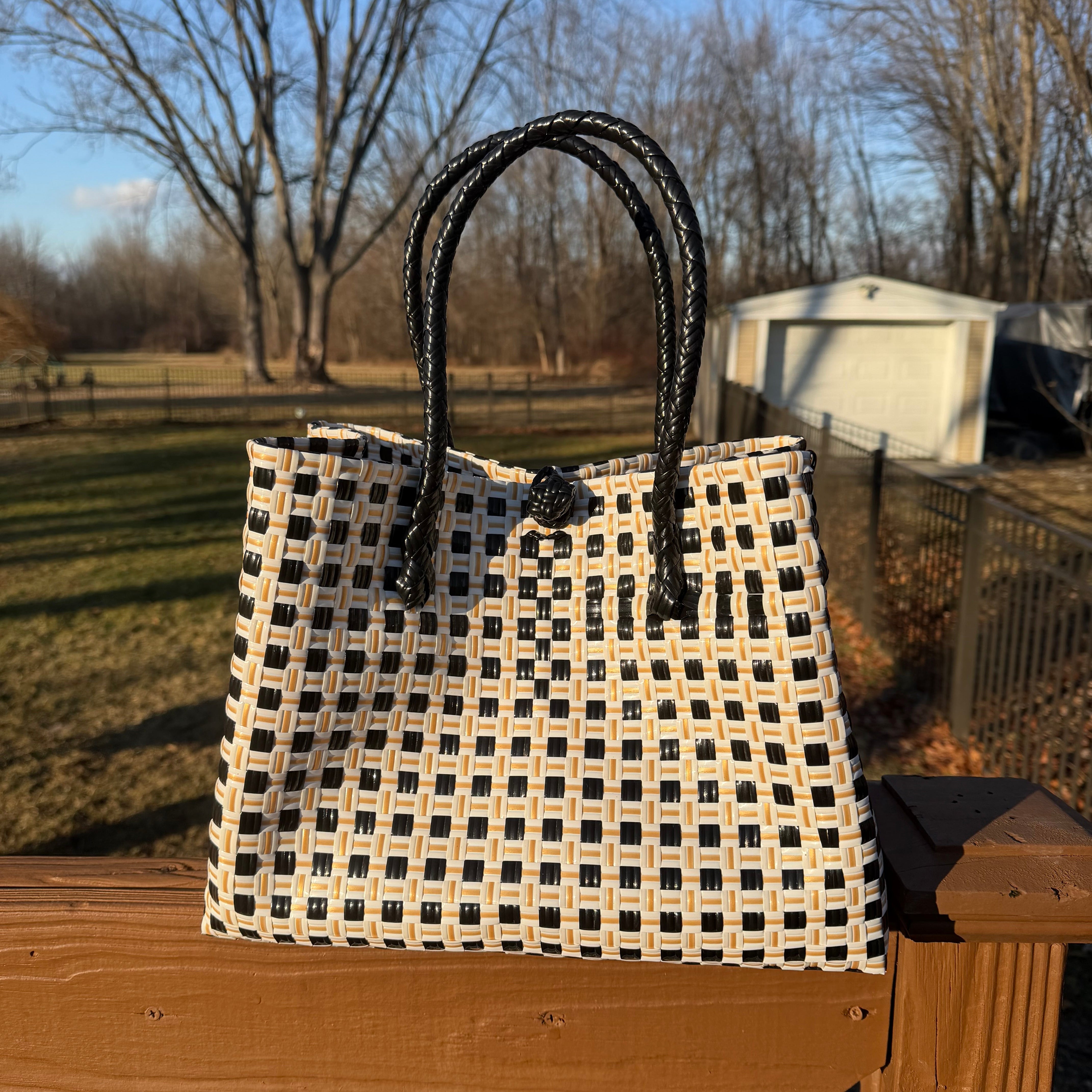 Champorado Luxe | Handwoven Recycled Tote