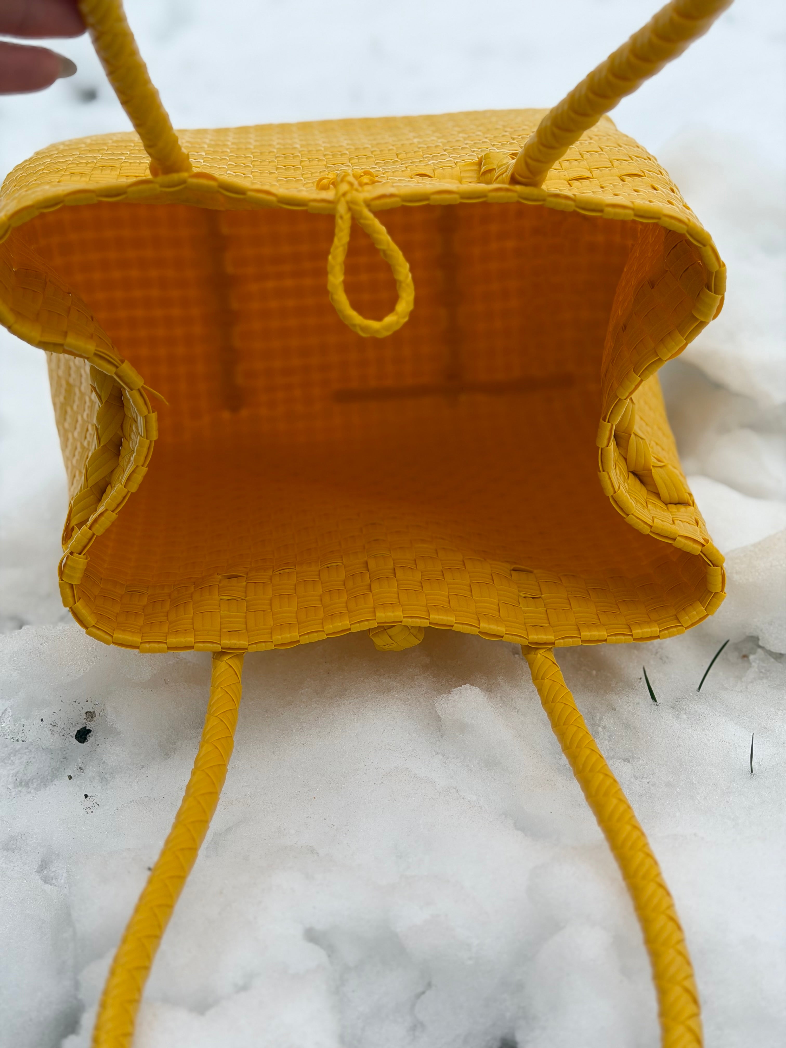 Ripe Mango | Handwoven Recycled Tote