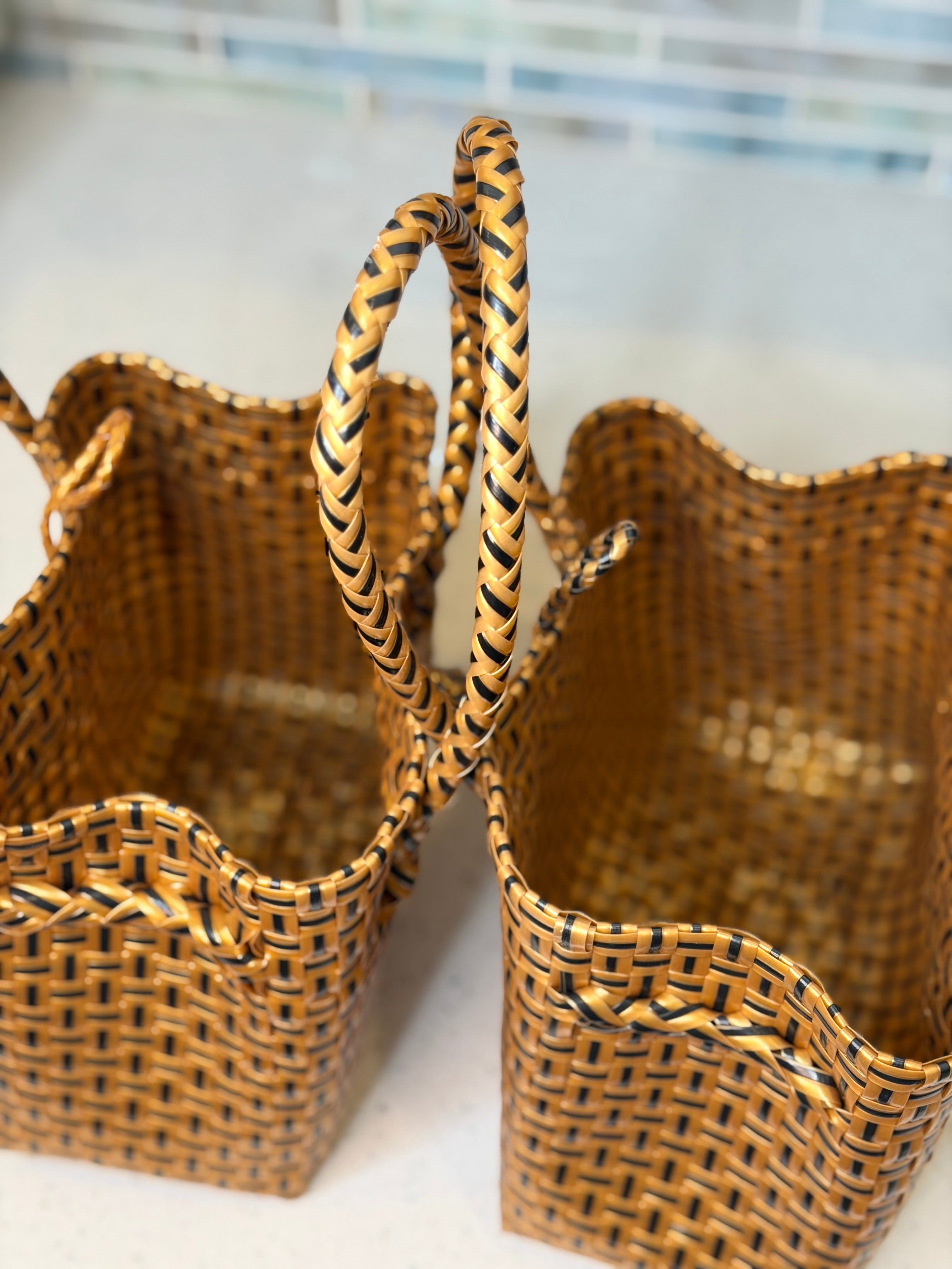 Coco Tan – Mini Recycled Tote Bag