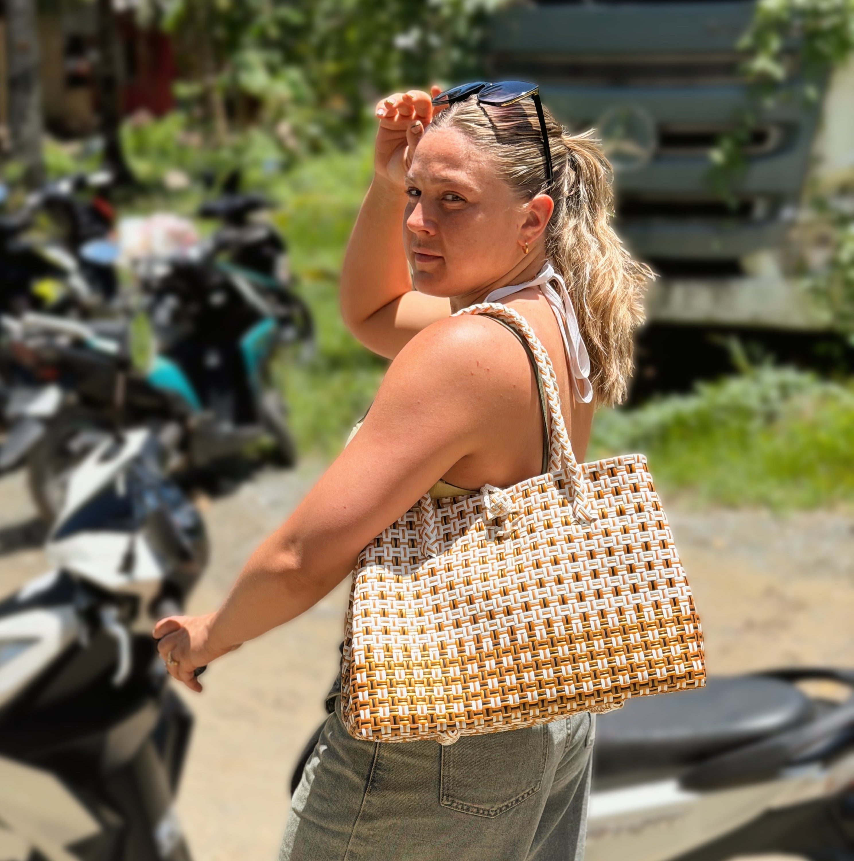 Sandstone Luxe Tote