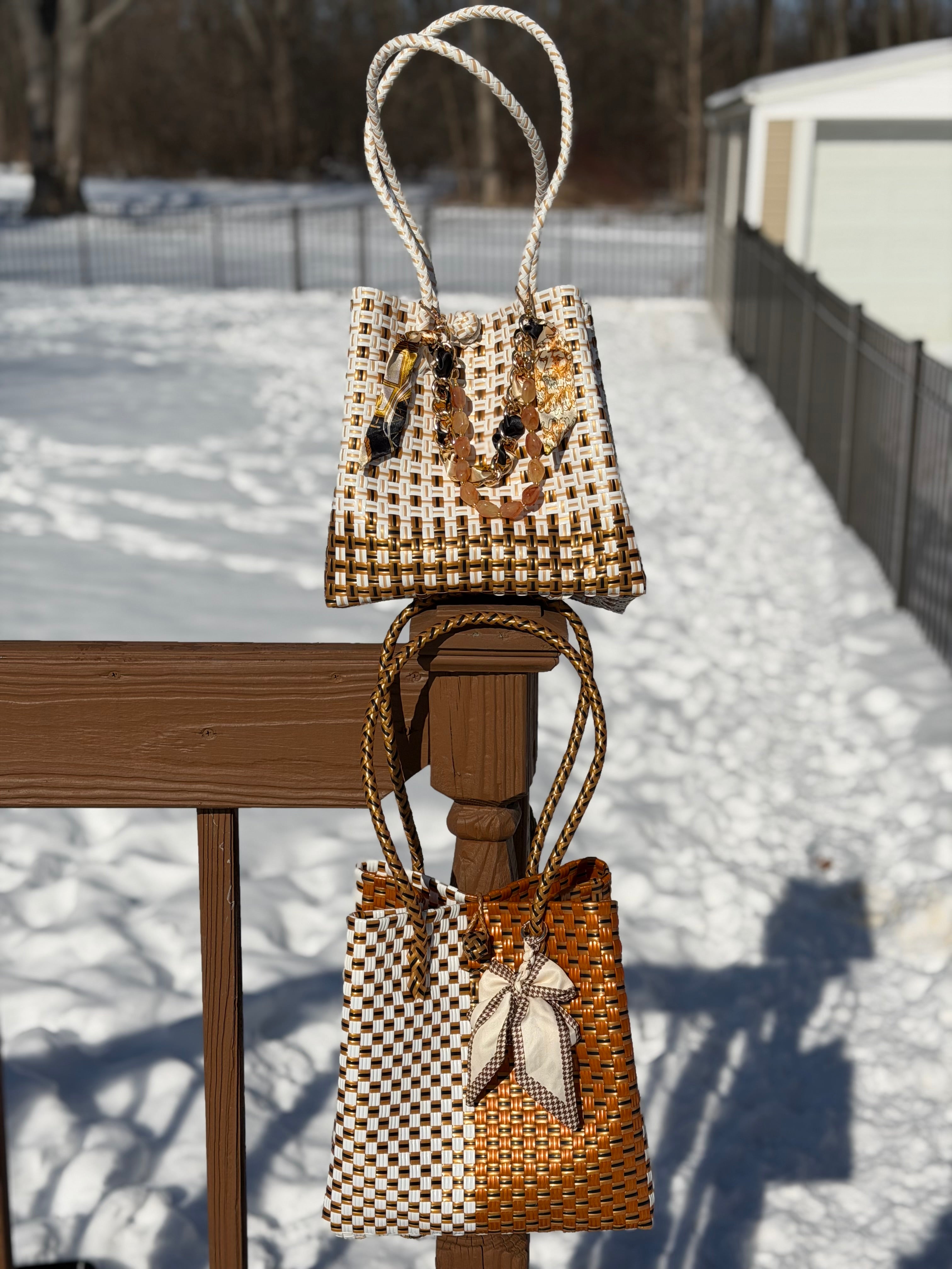 Sandstone Bag | Handwoven Recycled Tote