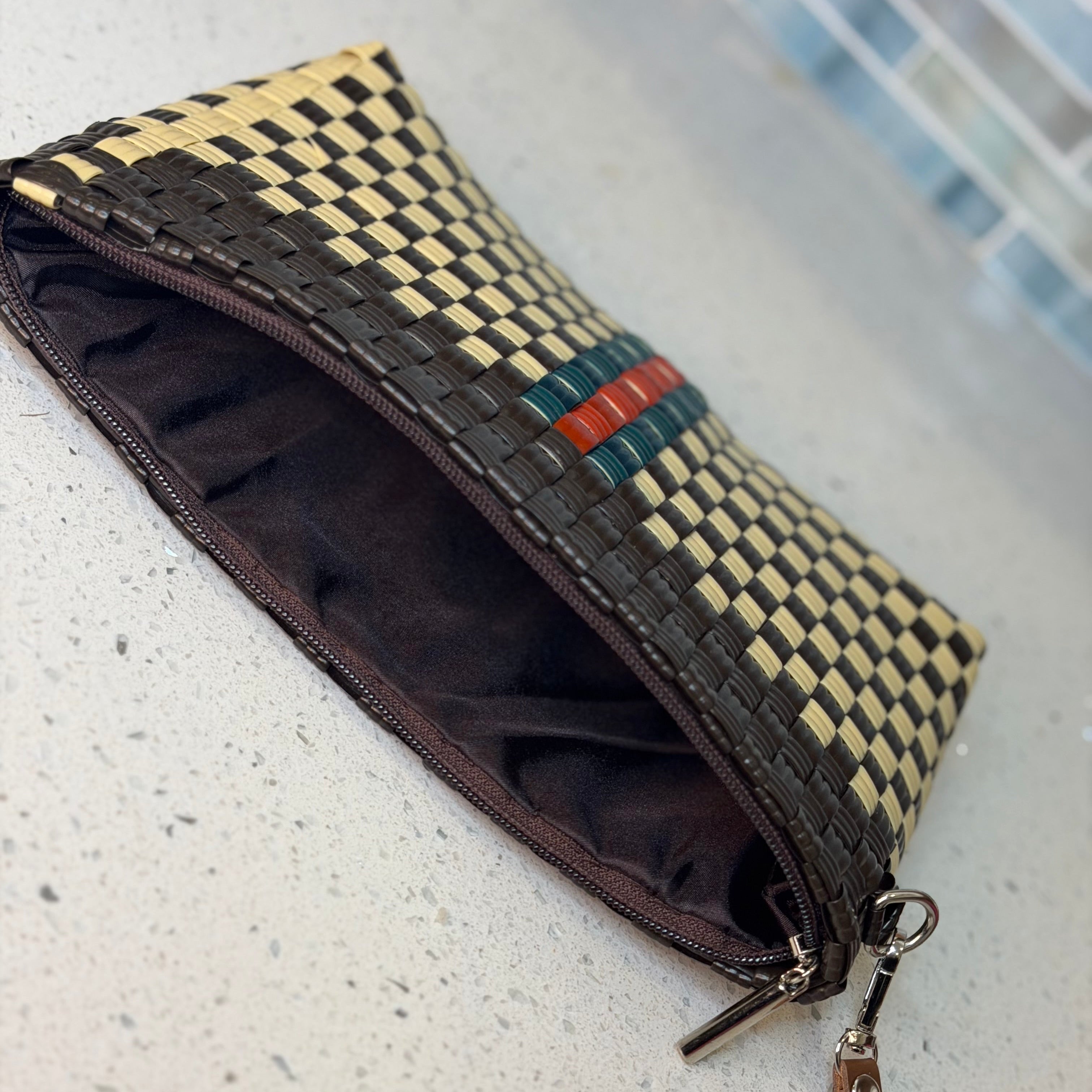 Stripe Clutch