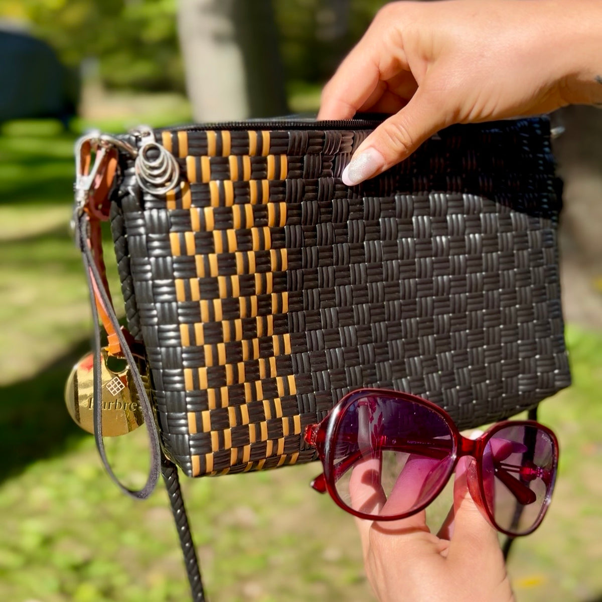 Midnight Clutch with Strap