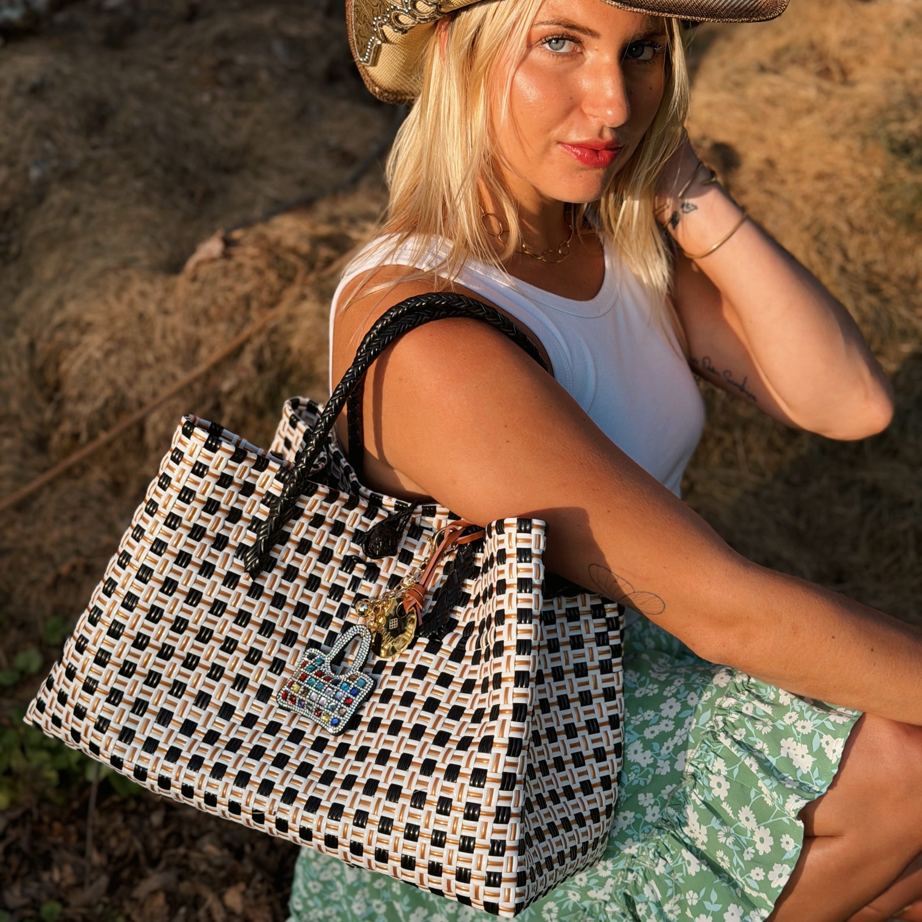 Champorado Luxe | Handwoven Recycled Tote
