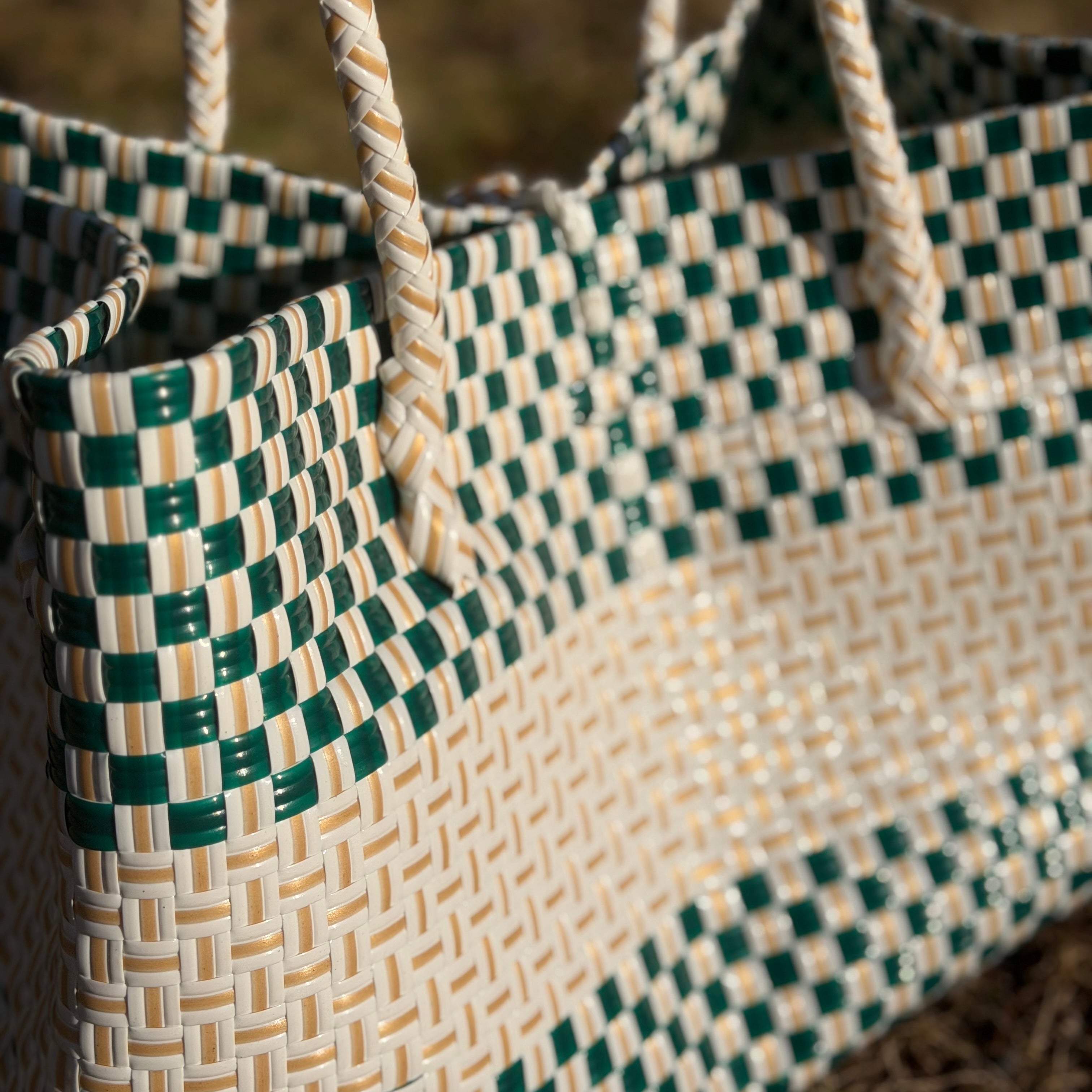 Verdant Luxe – Oversized Structured Waterproof Tote