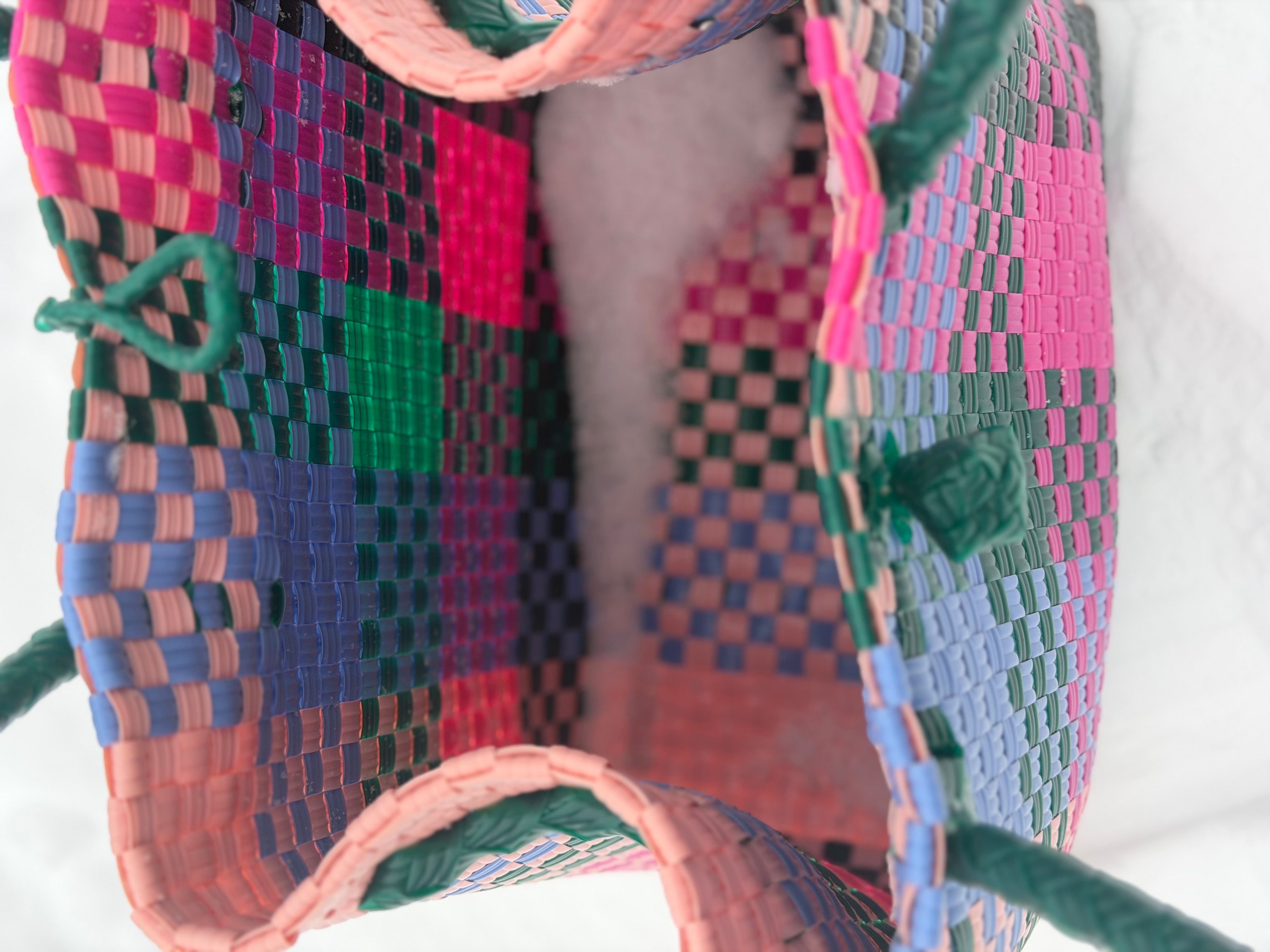 Taffy Coast Bag | Handwoven Recycled Tote