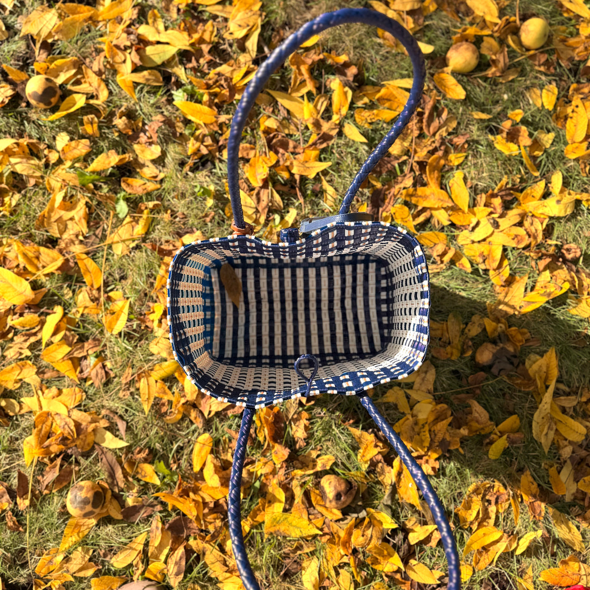 Navy Stripe Tote