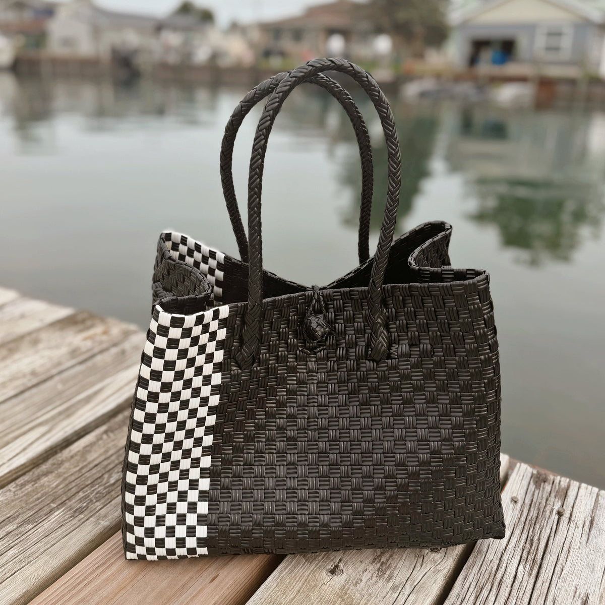Black Checkered Luxe