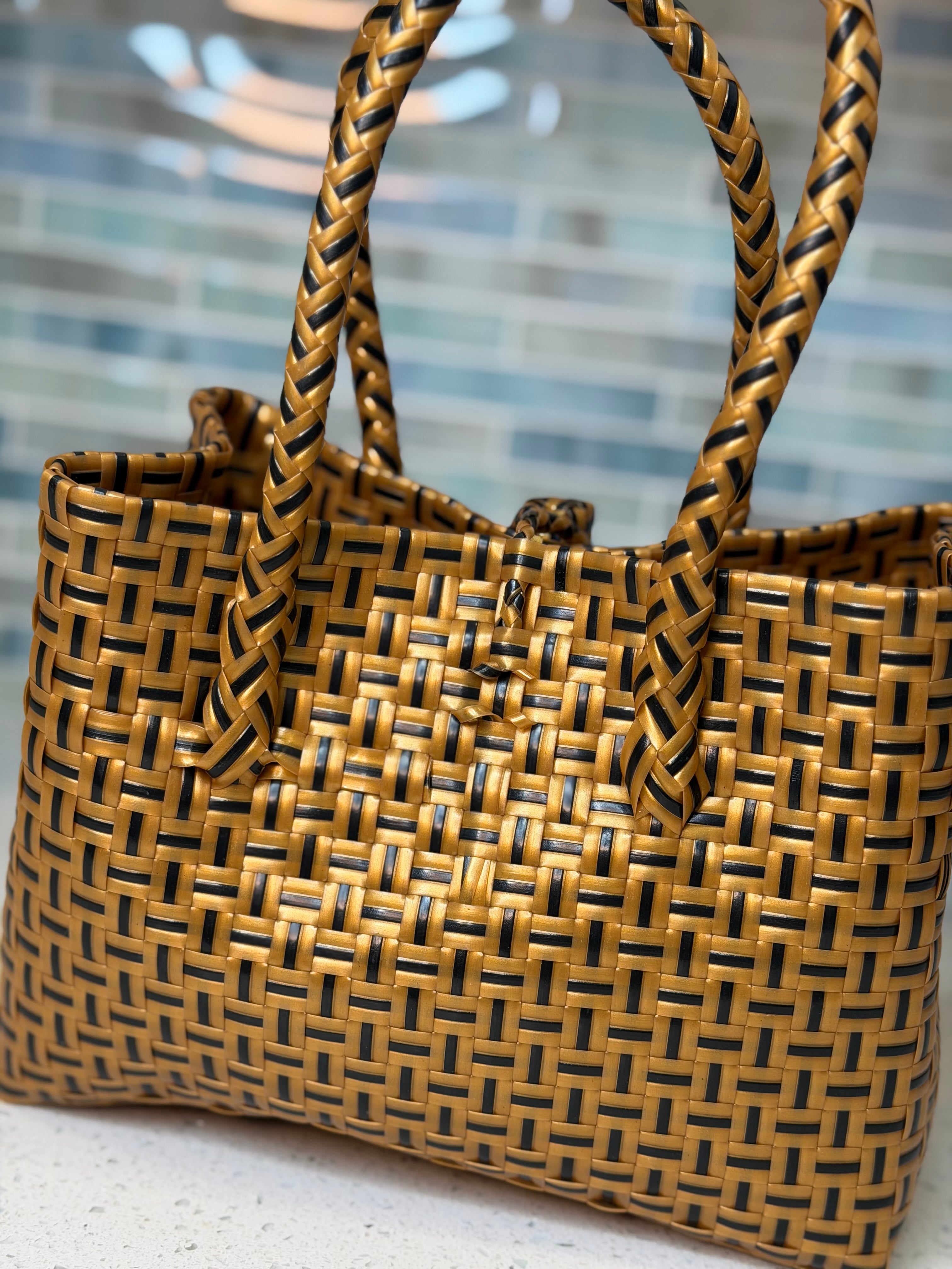Coco Tan – Mini Recycled Tote Bag