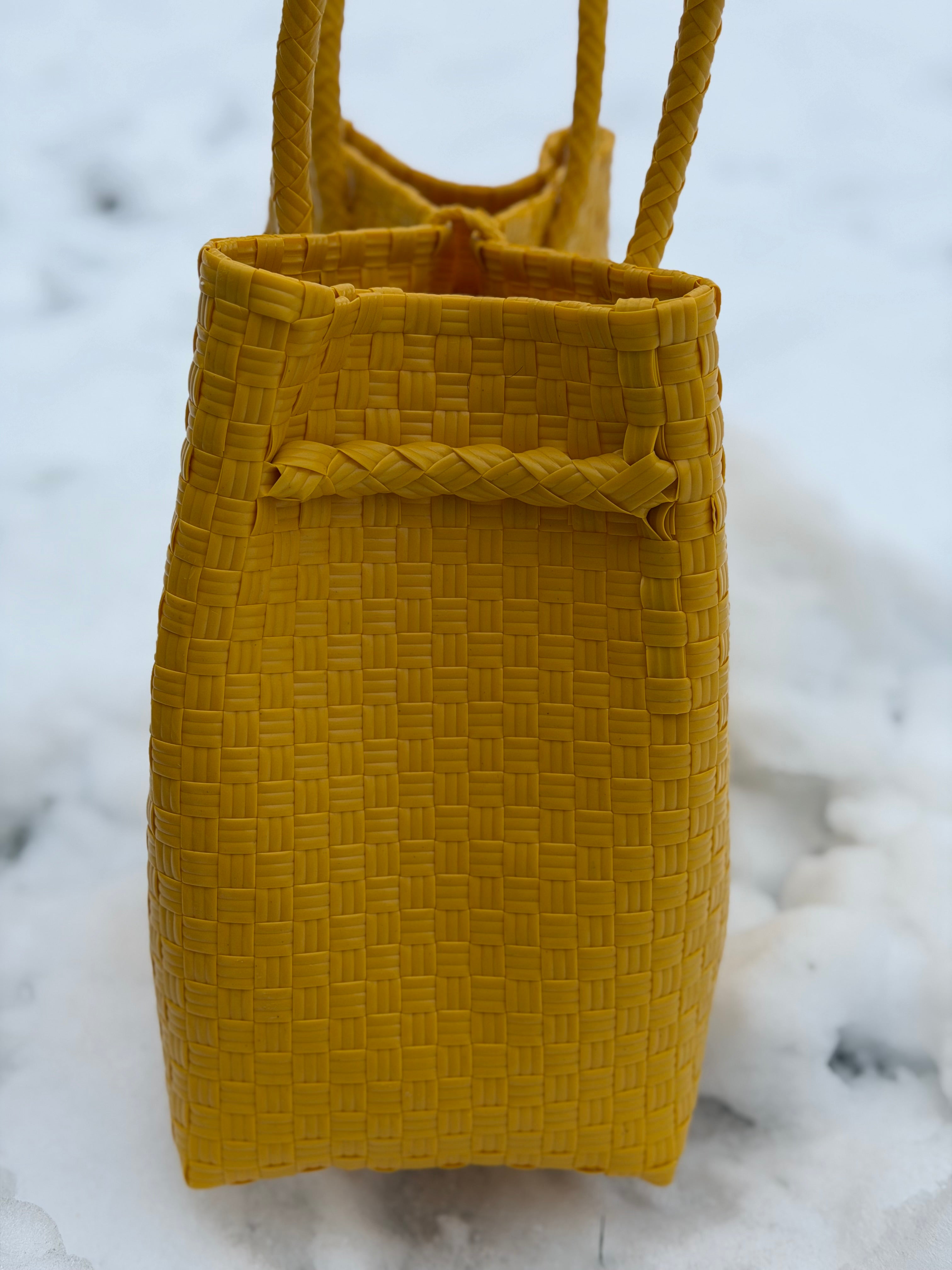 Ripe Mango | Handwoven Recycled Tote