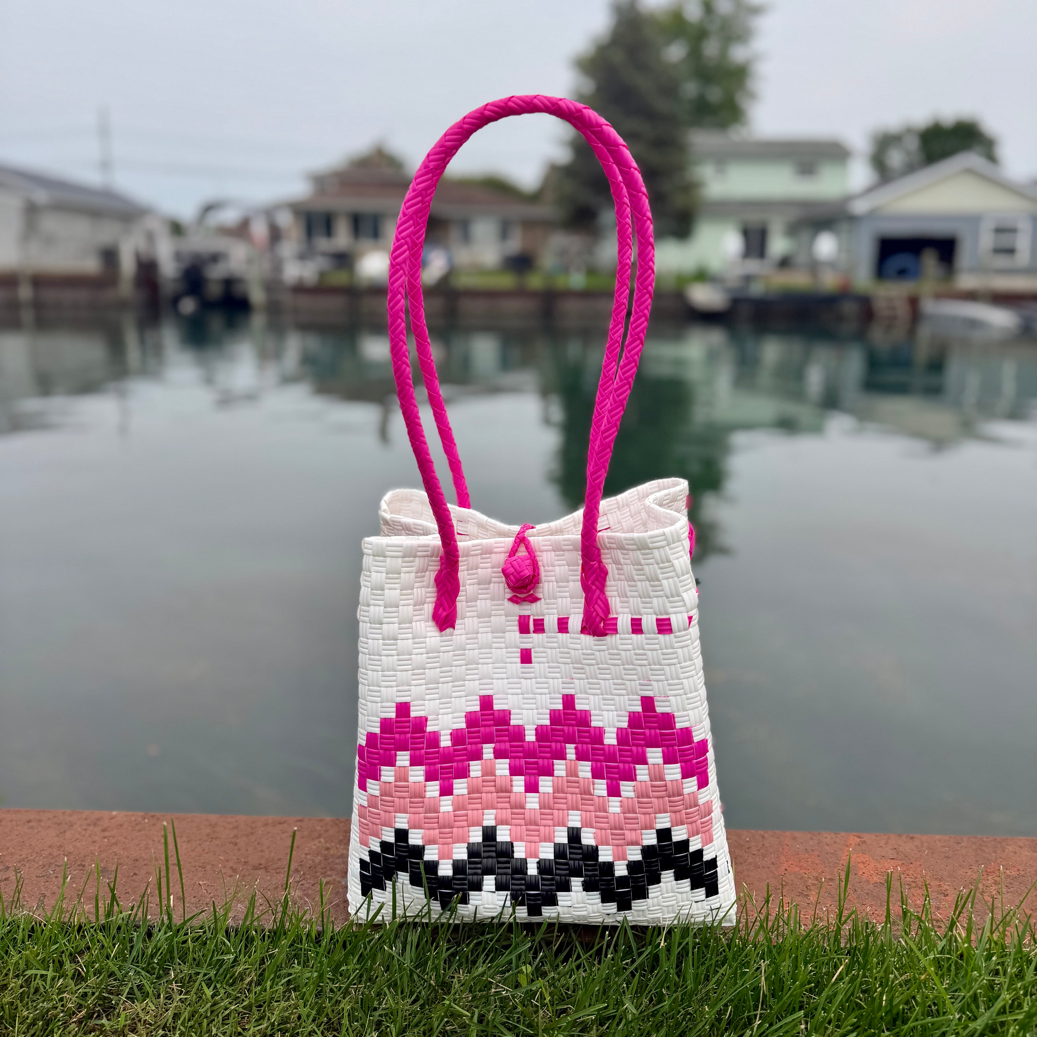 Pink Wave Tote