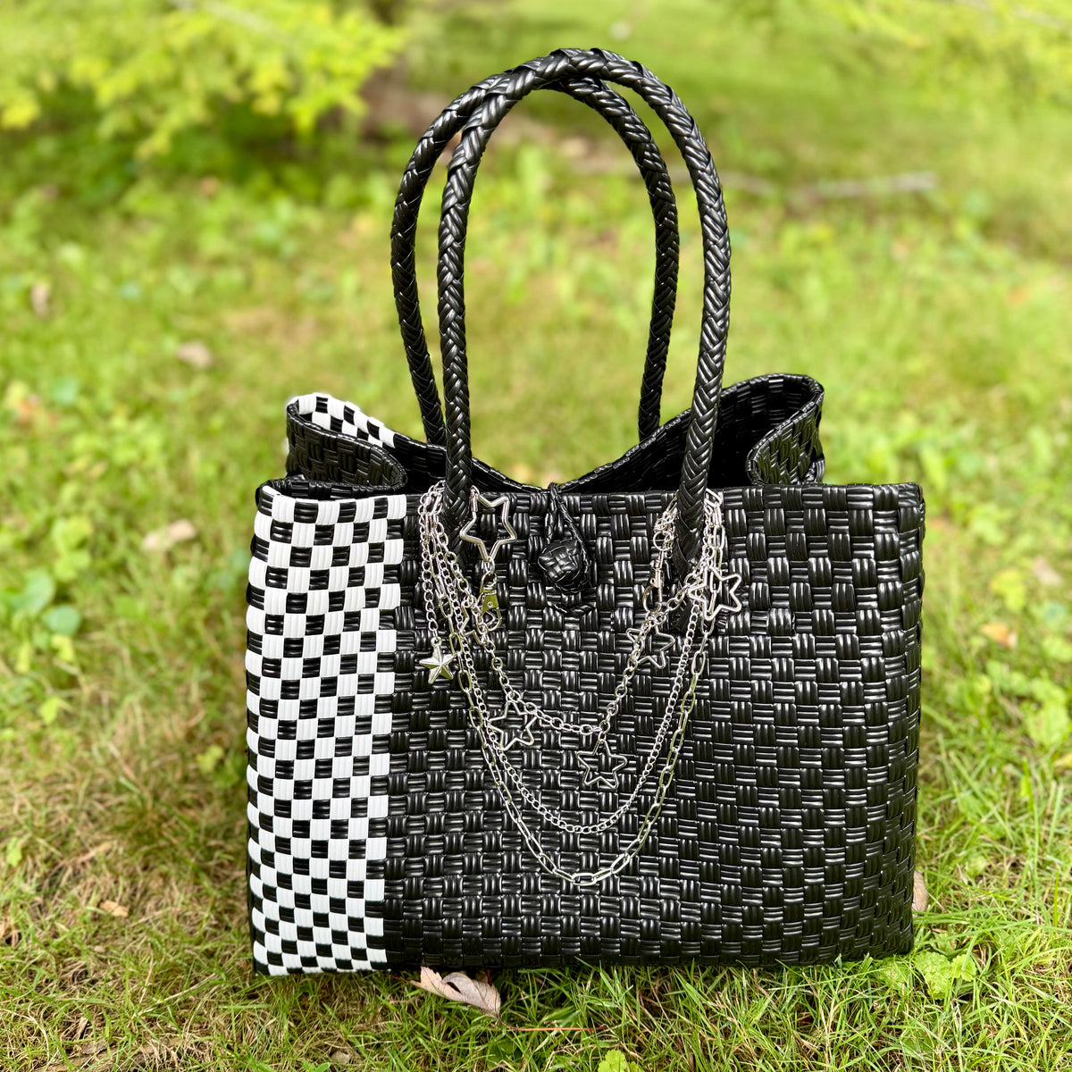 Black Checkered Luxe