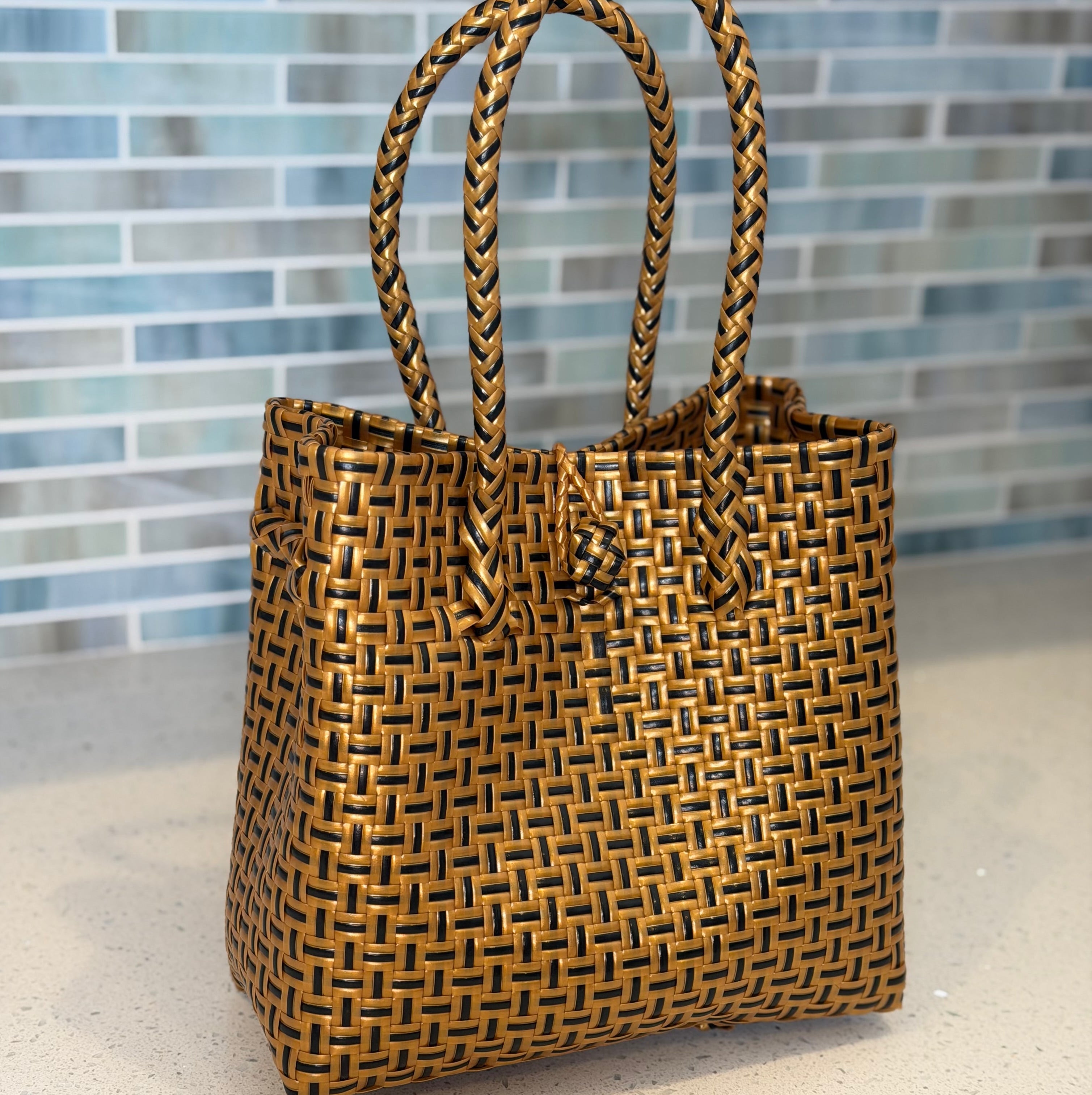 Coco Tan- Small | Recycled & Waterproof Tote