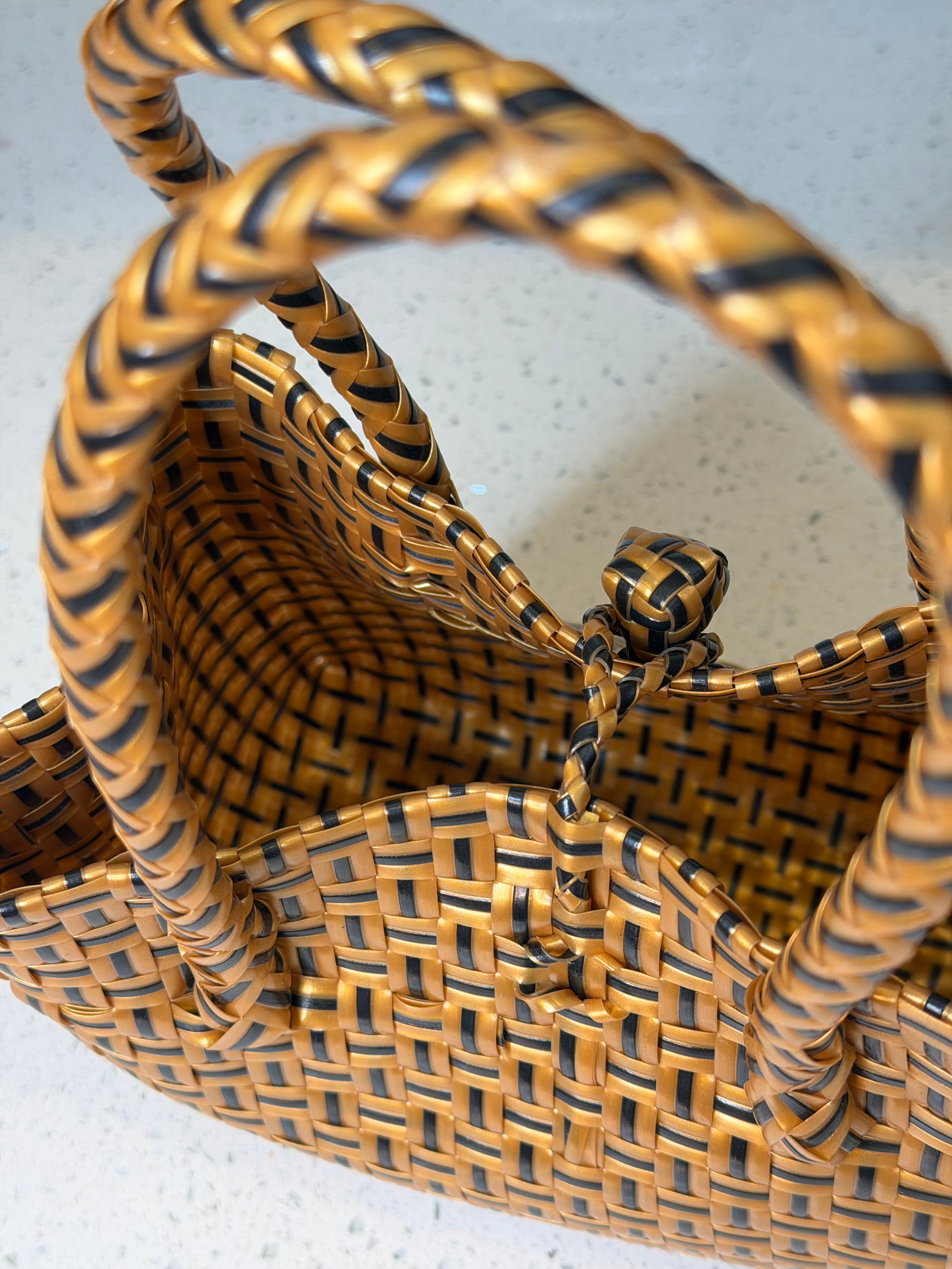 Coco Tan – Mini Recycled Tote Bag
