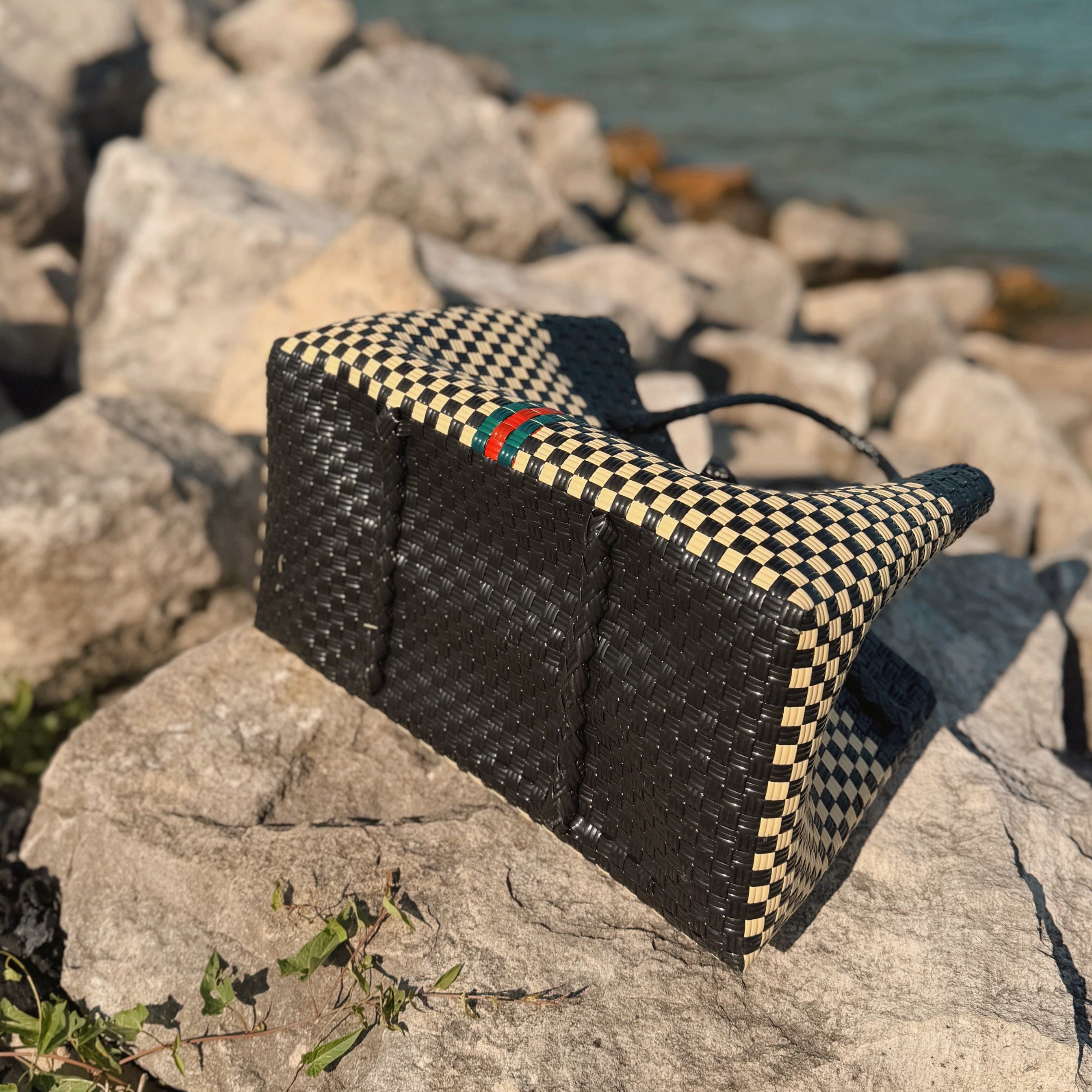 Stripe Luxe Tote