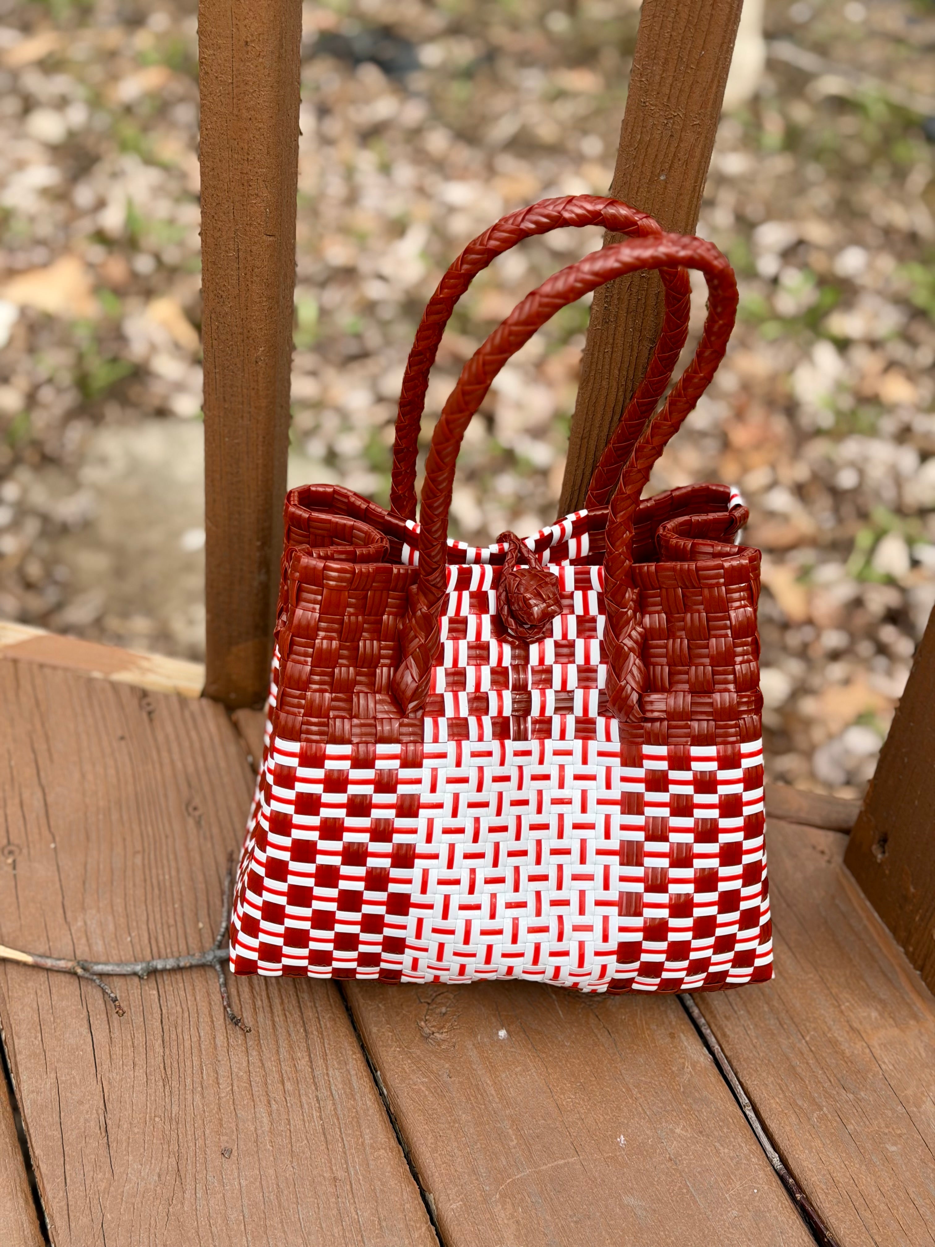 Rosso– Mini Recycled Tote Bag