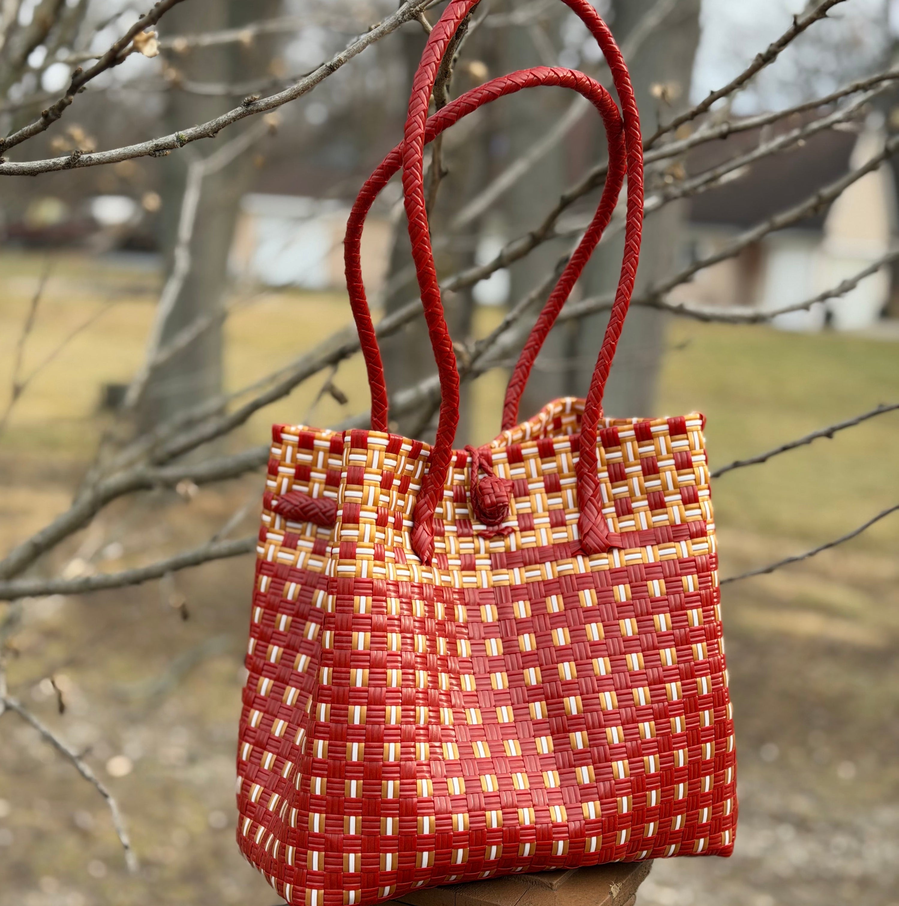 Redhorse | Handwoven Recycled Tote