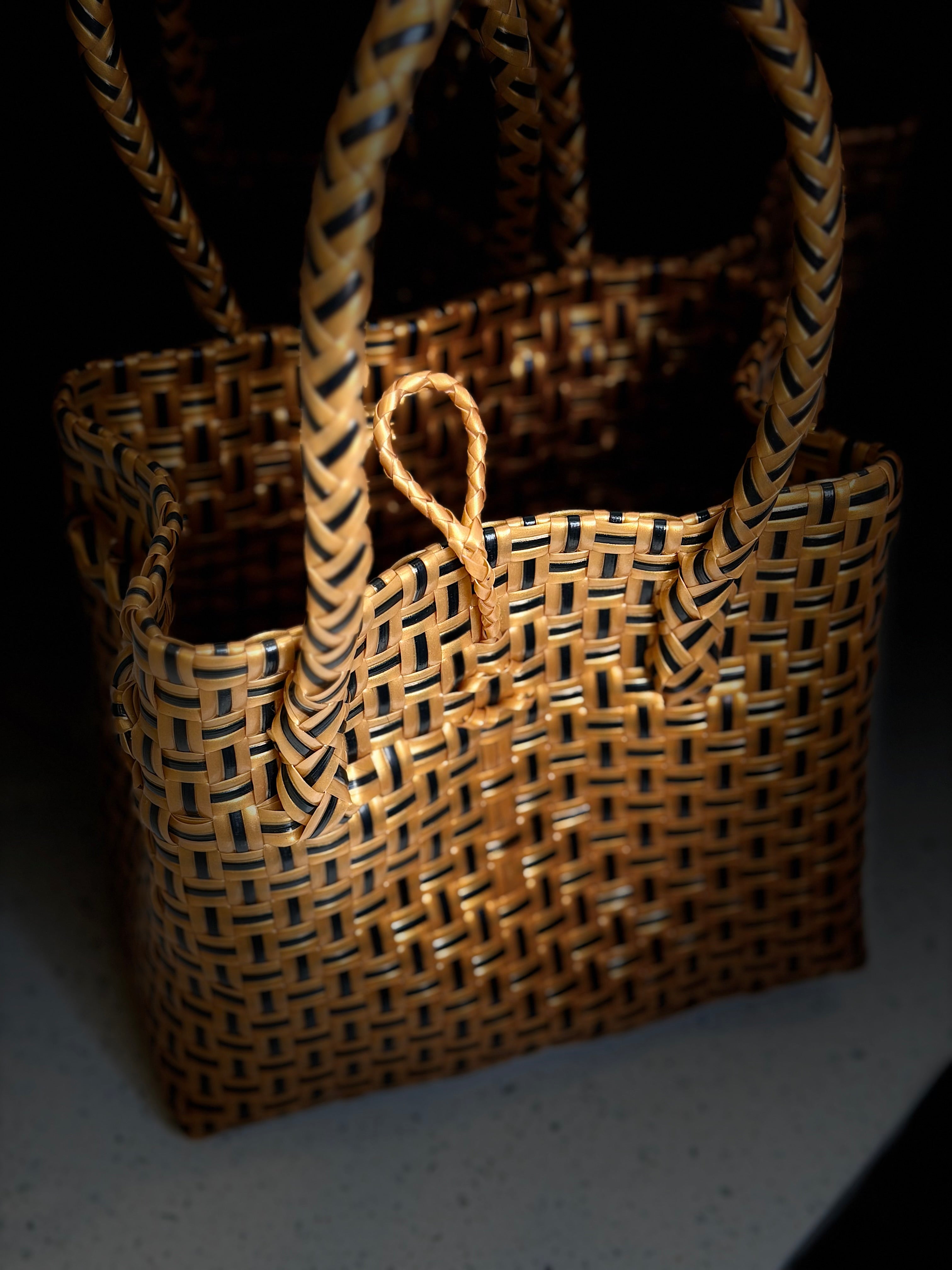 Coco Tan – Mini Recycled Tote Bag