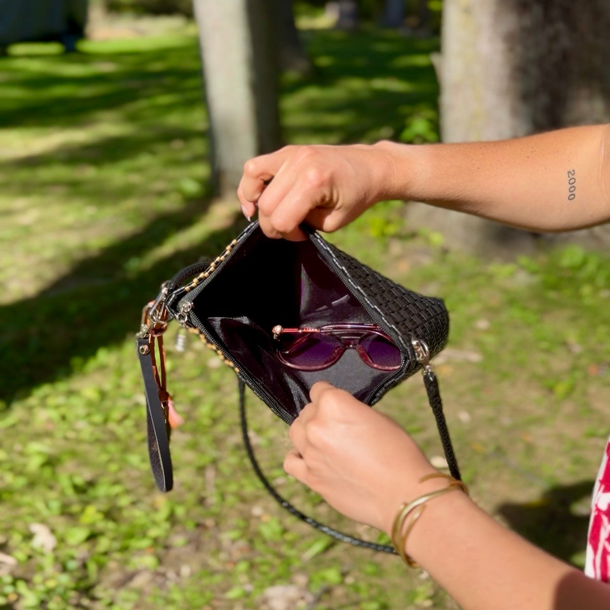 Midnight Clutch with Strap