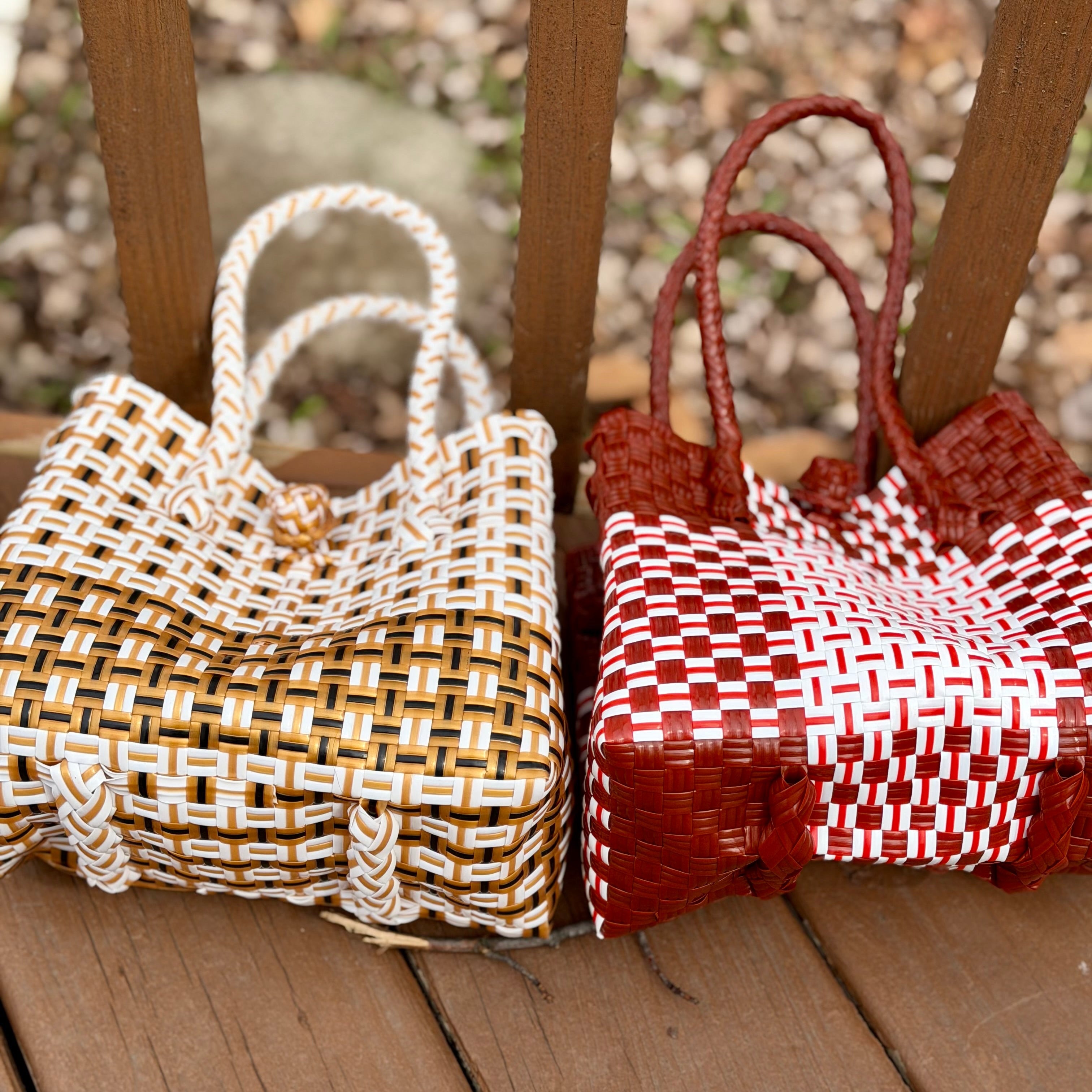 Rosso– Mini Recycled Tote Bag