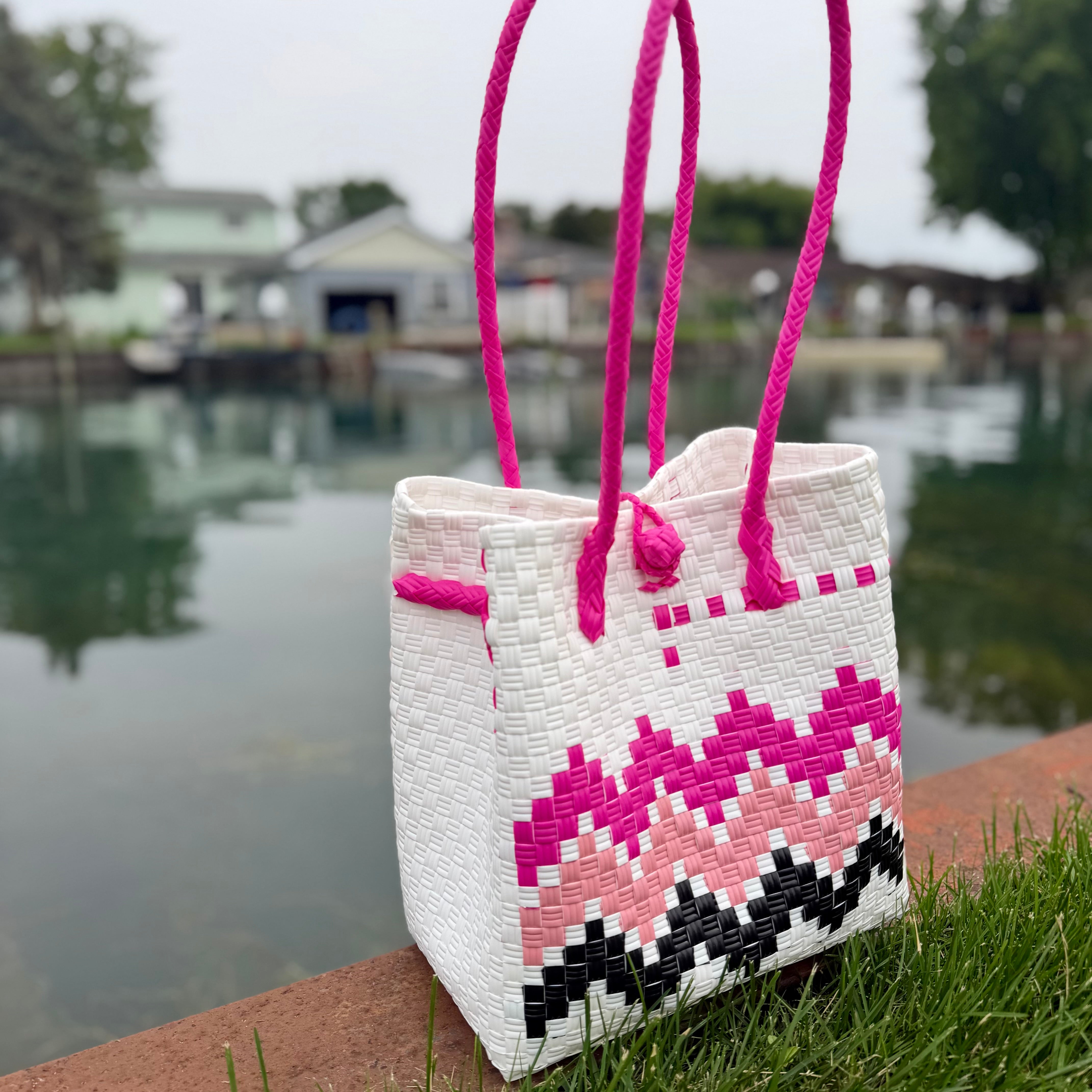 Pink Wave Tote
