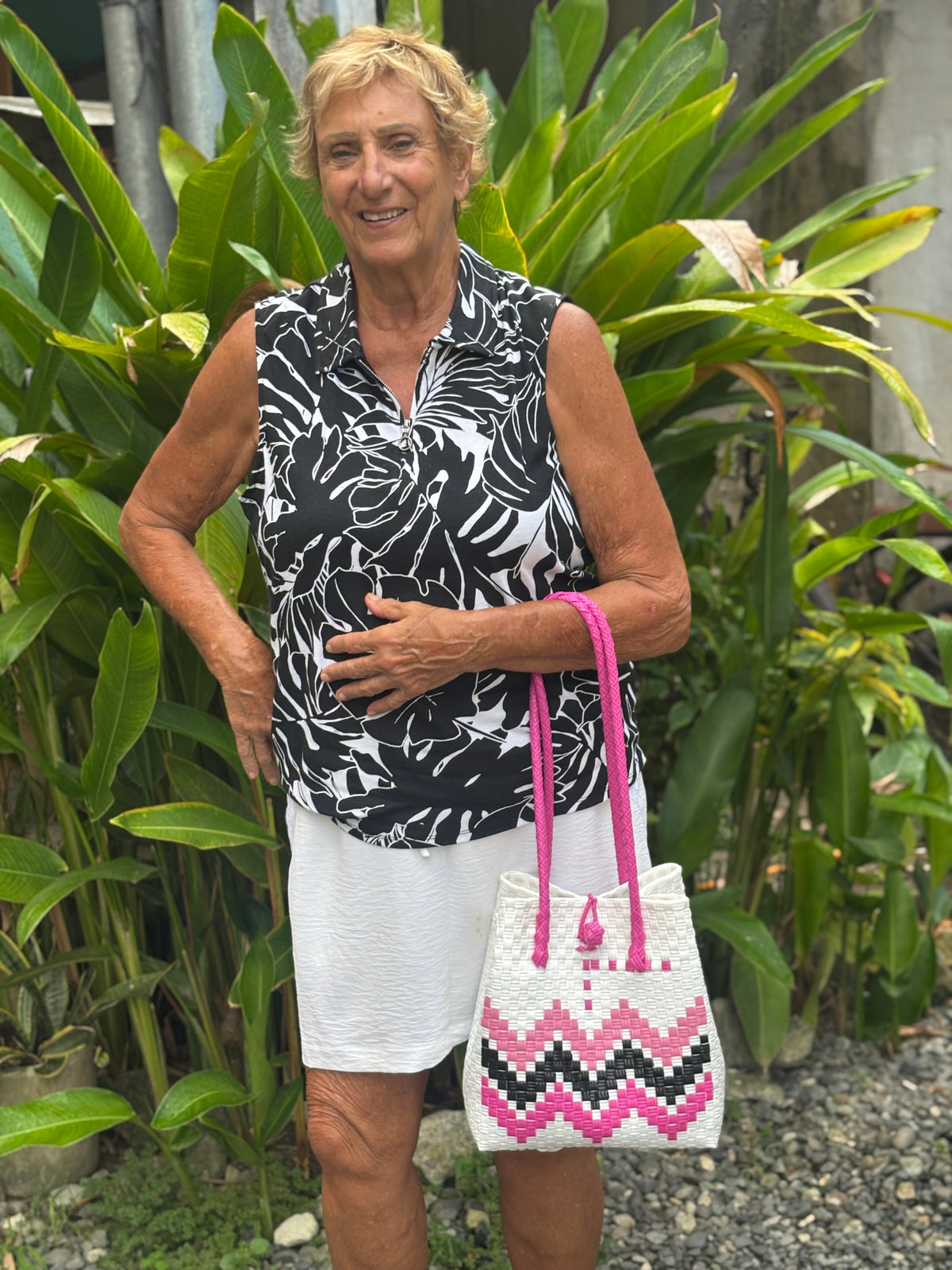 Pink Wave Tote